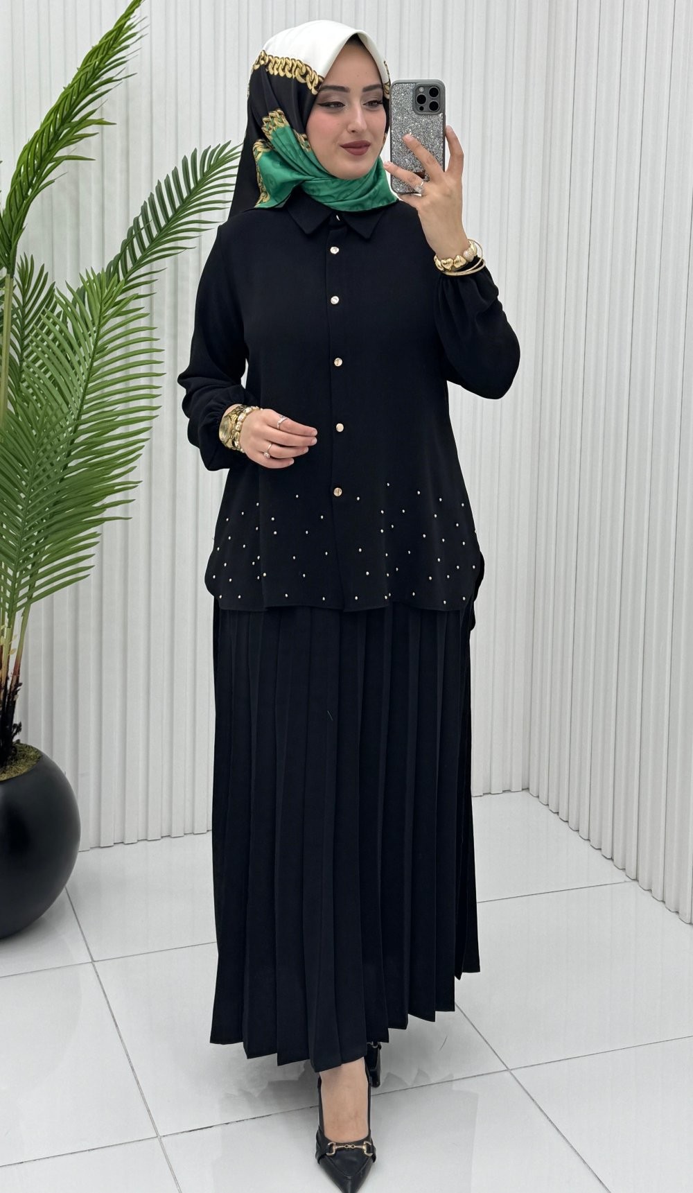 Hesna Takım Siyah