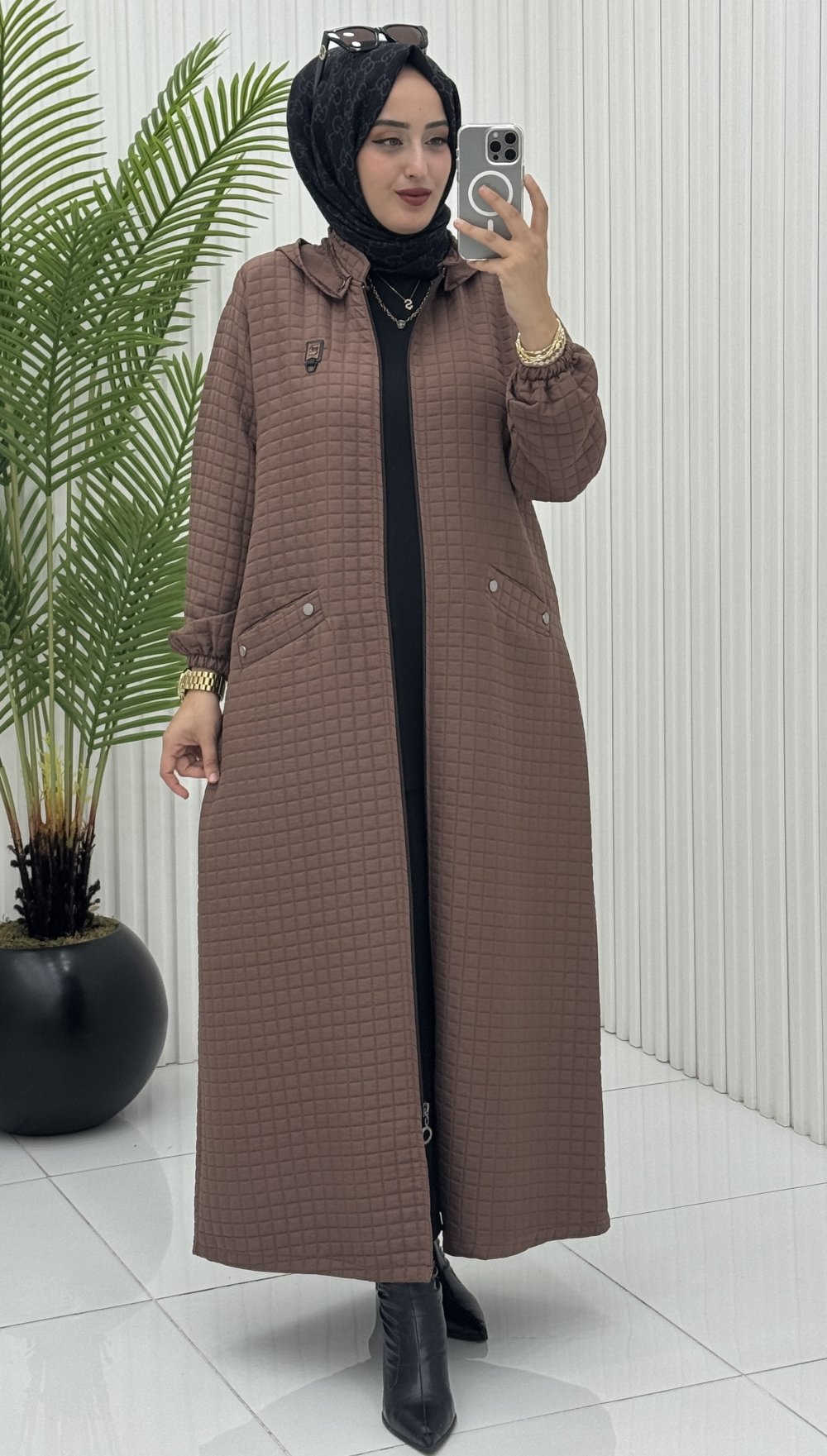 Ayla Kap Kahverengi
