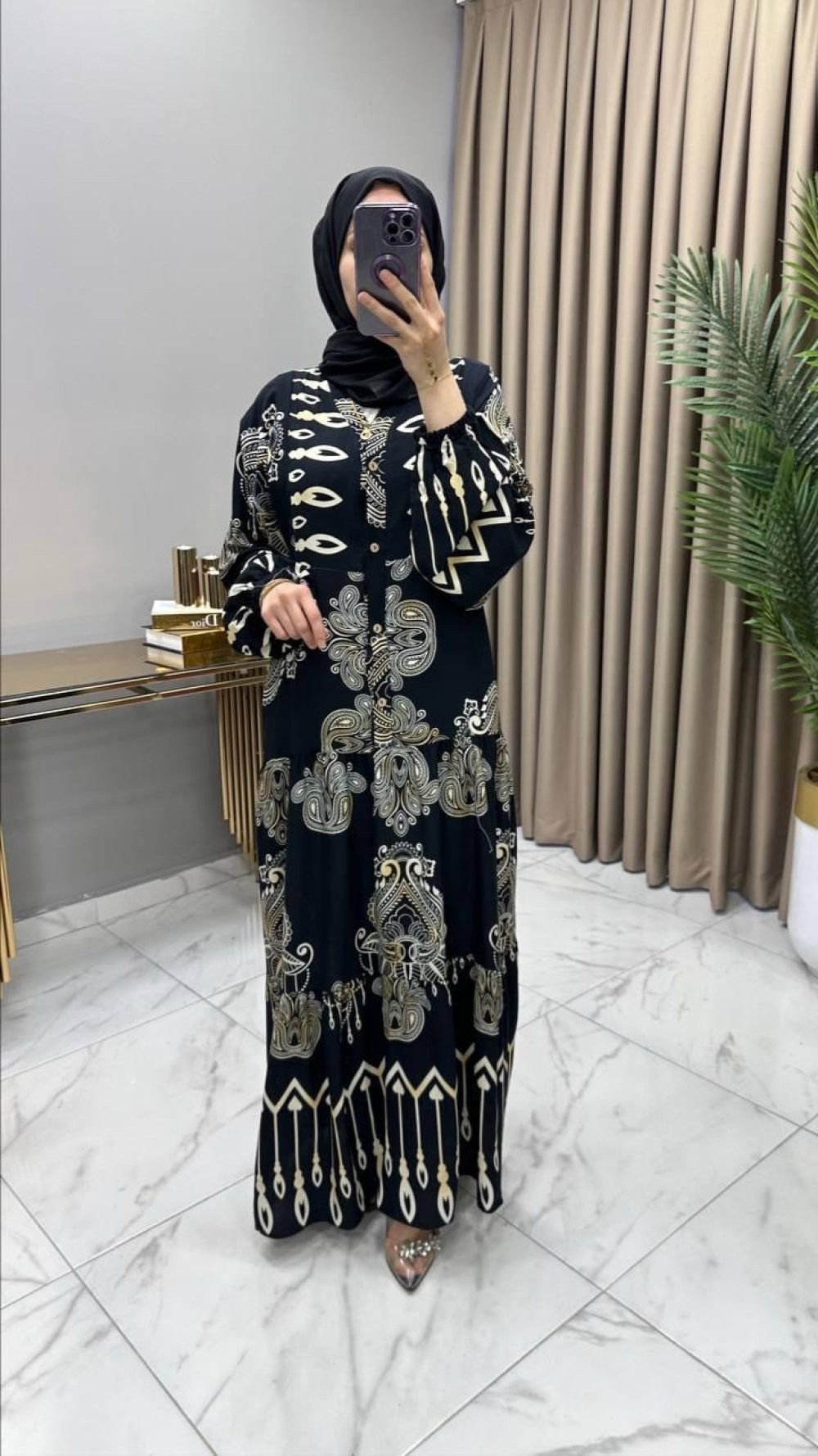 Nisan Elbise Siyah