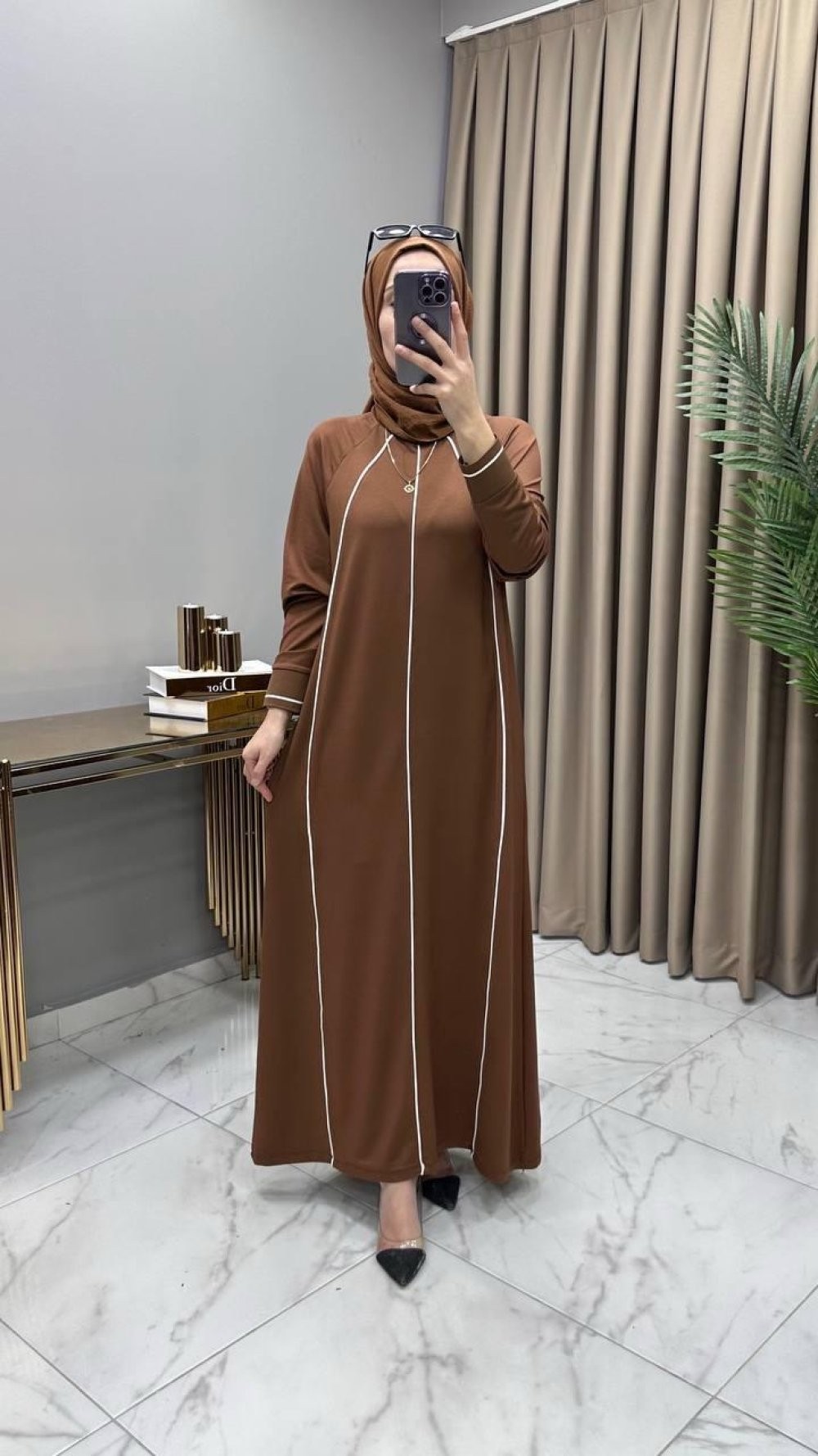 Şeyda Elbise Taba