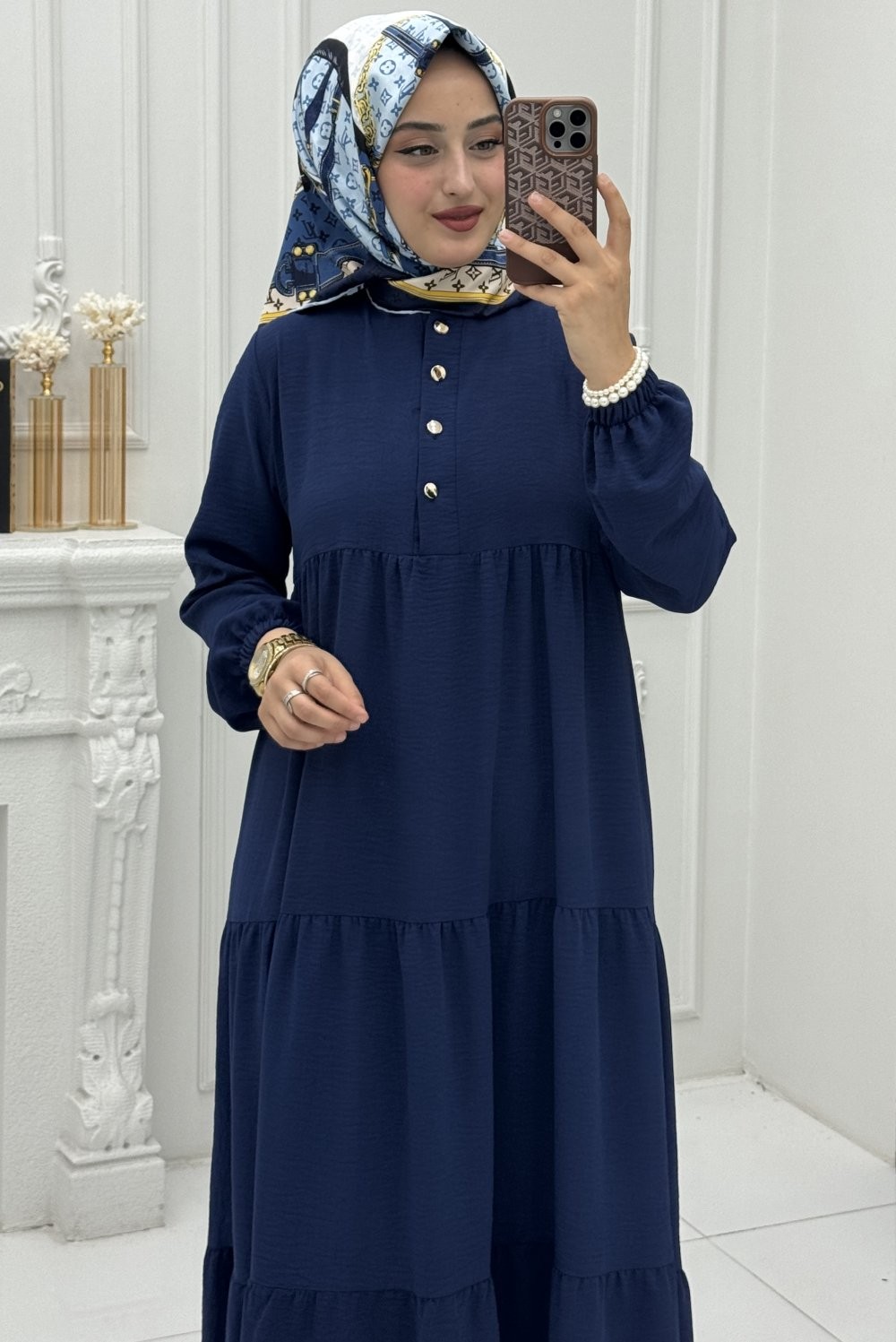 Melek Elbise Lacivert