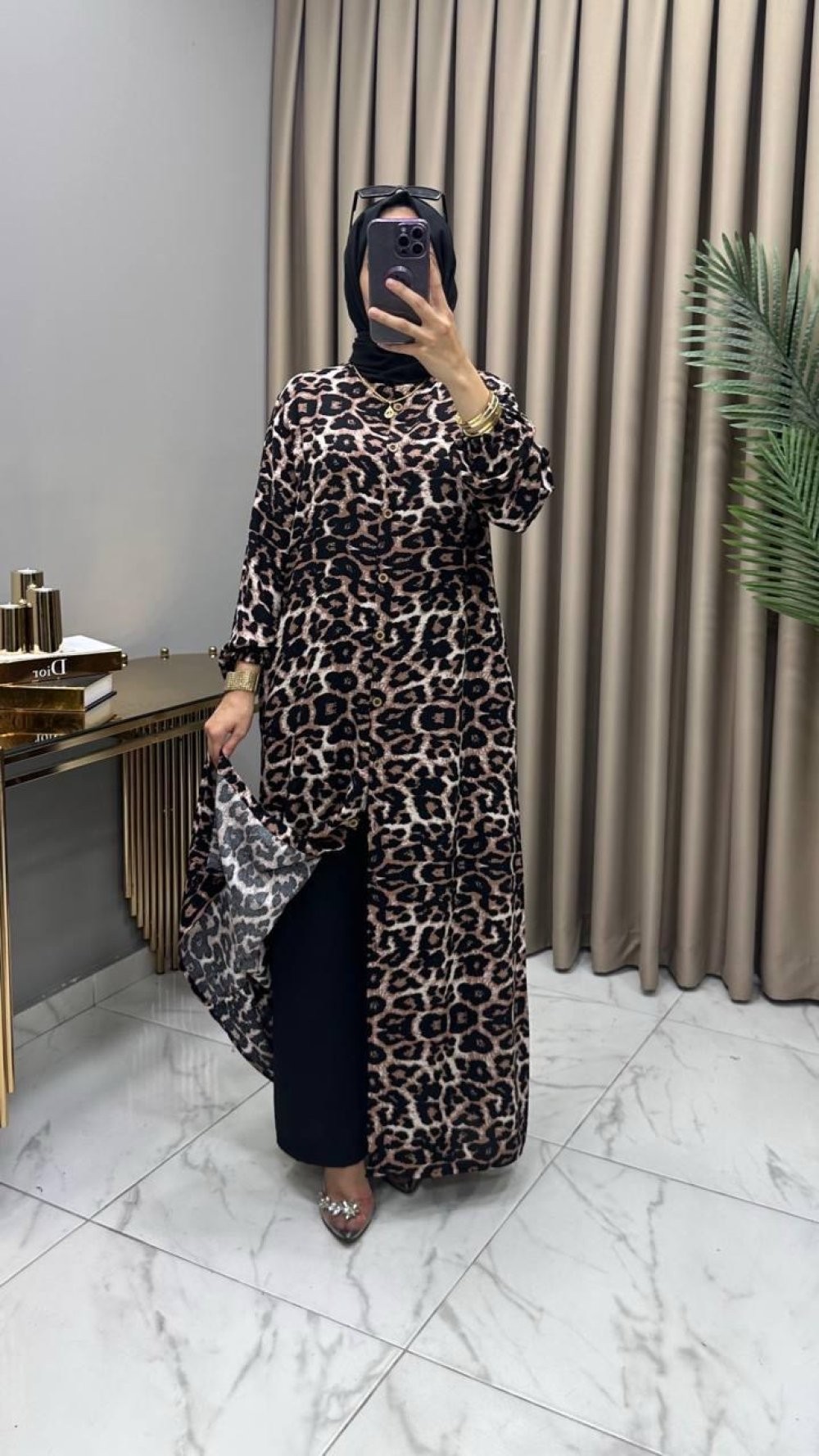 Bengü Takım Leopar Cepli