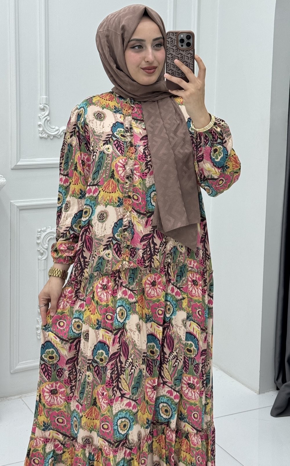 Meltem Elbise Pembe