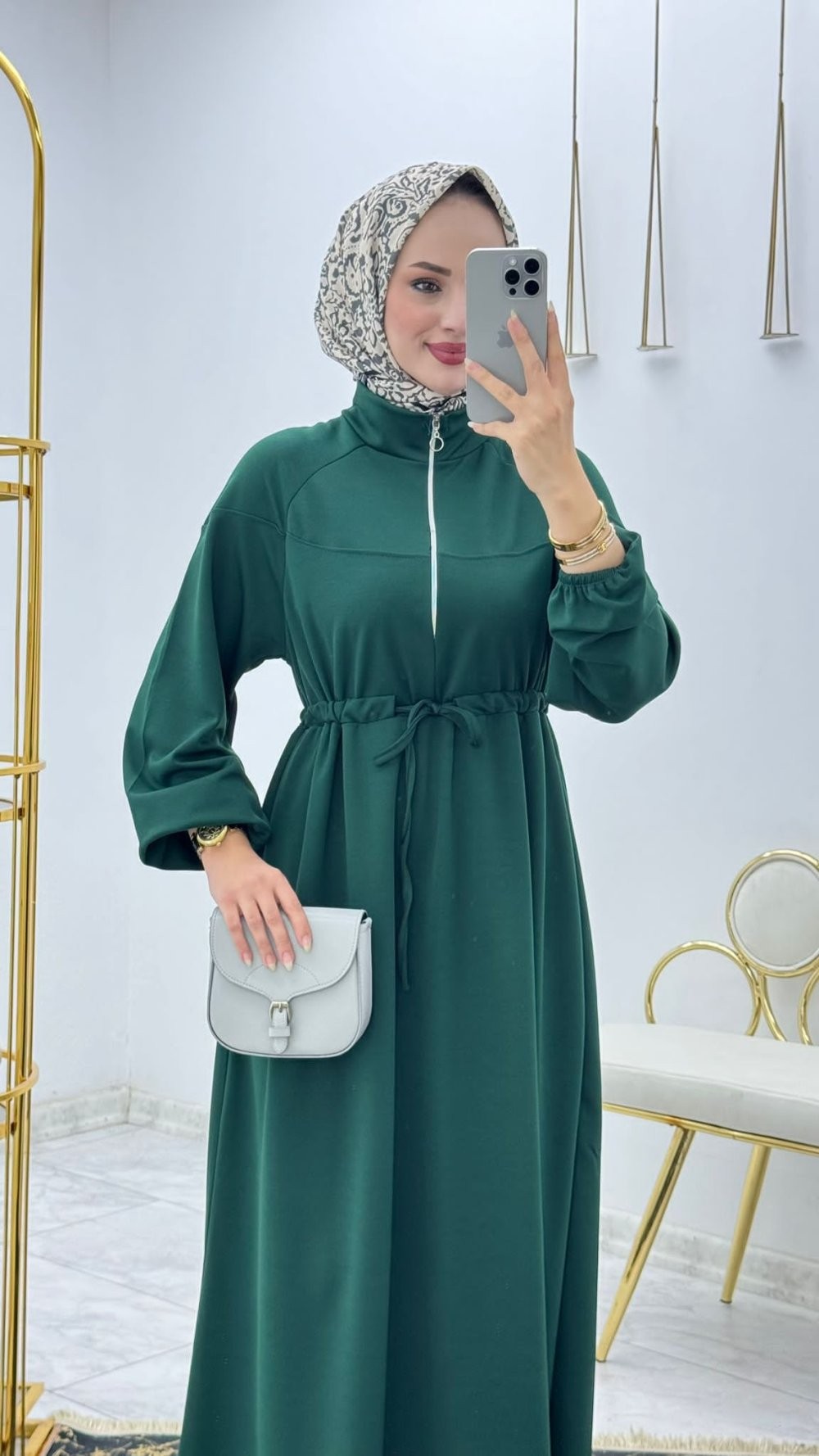 Zümrüt Nazlı Elbise Tesettür Giyim 