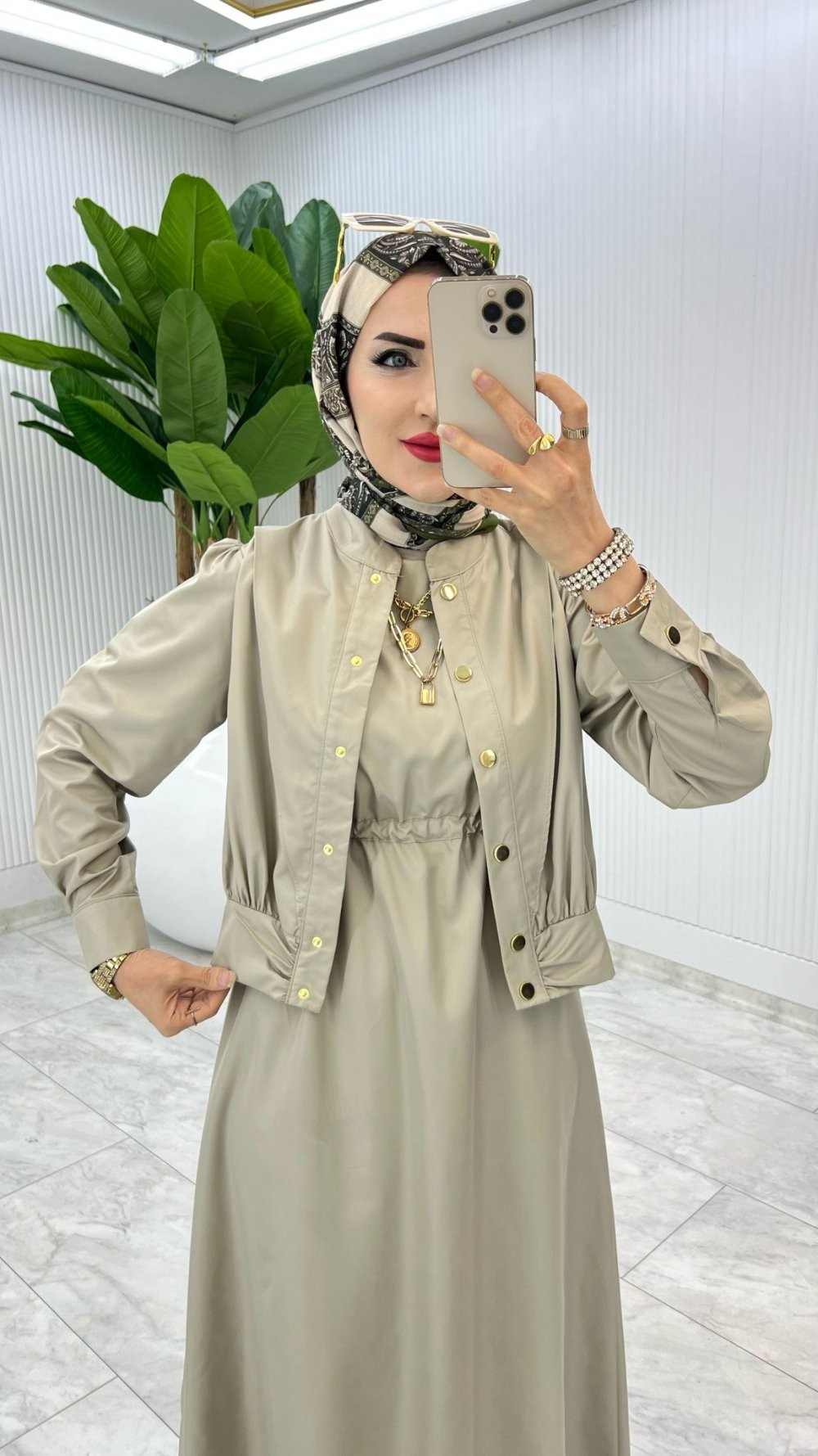 Taş Premium Gizem Takım Tesettür Giyim