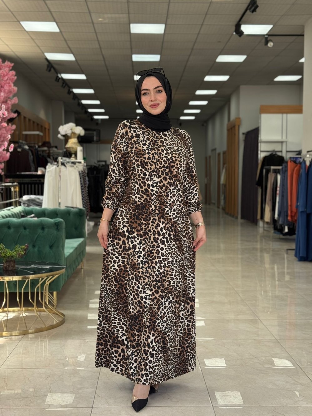 Sunay Elbise-Leopar
