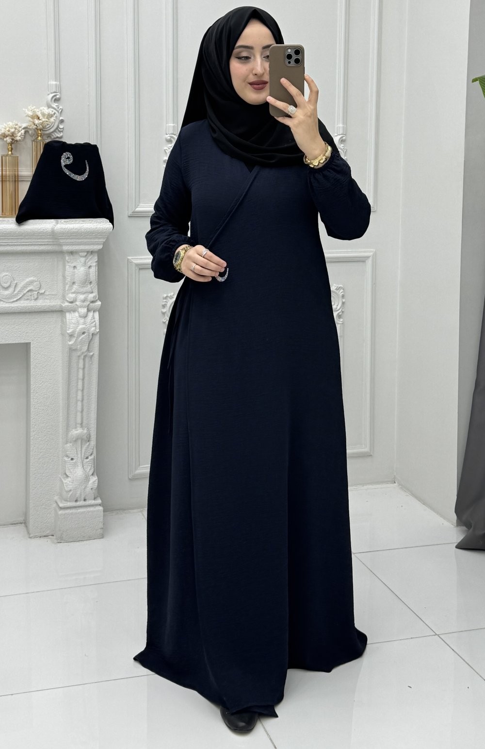 Mihri Namaz Elbise Lacivert