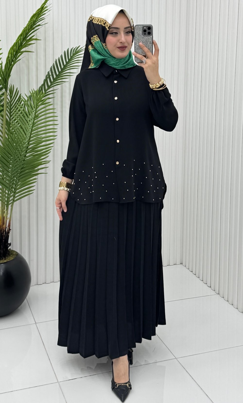 Hesna Takım Siyah