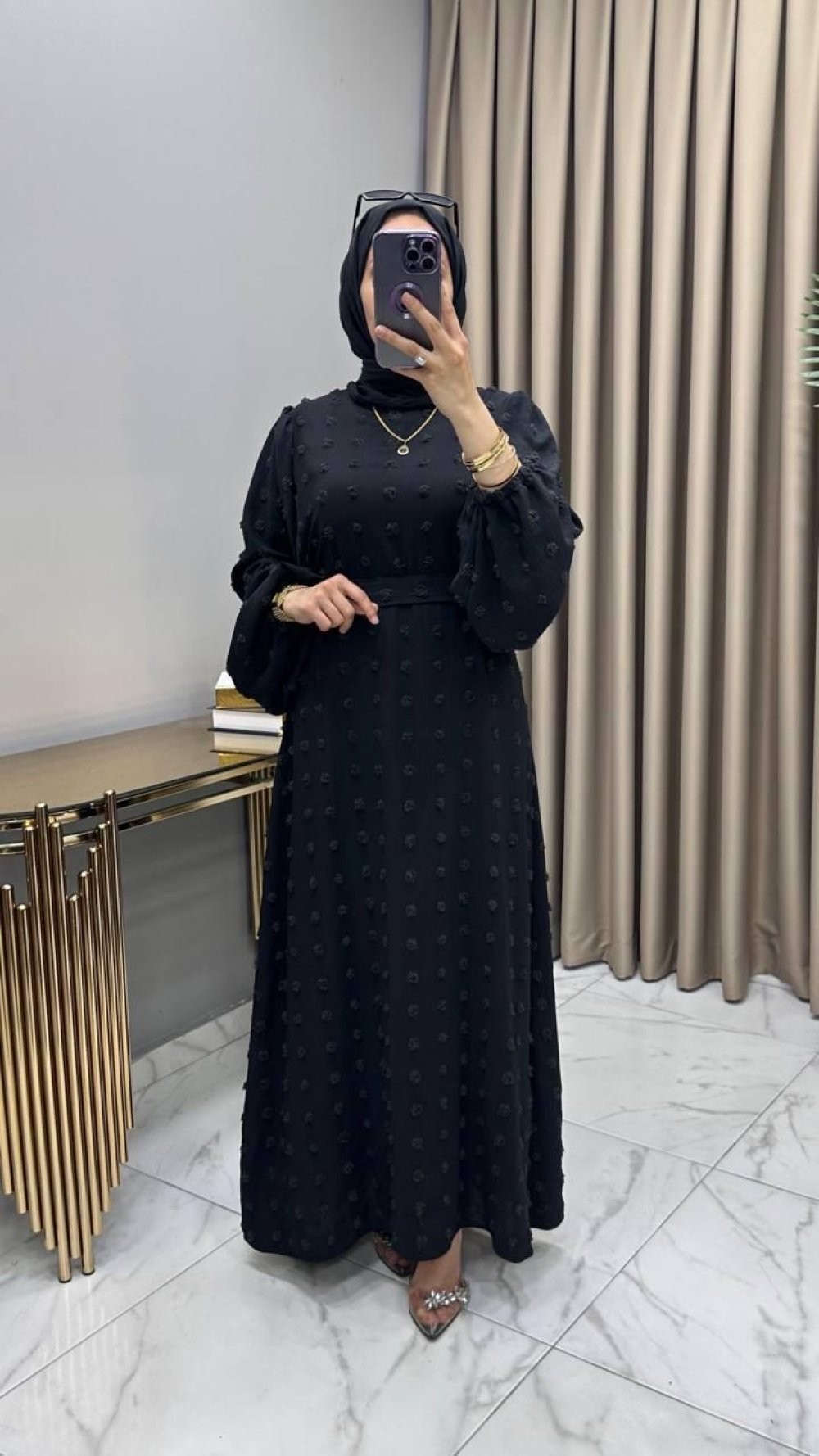 Gülru Elbise Siyah