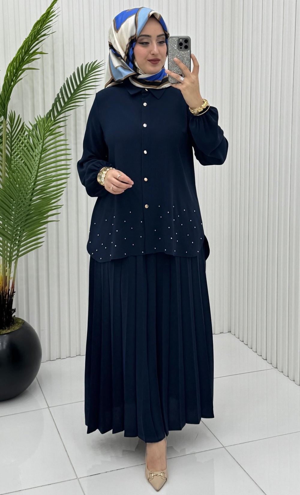 Hesna Takım Lacivert