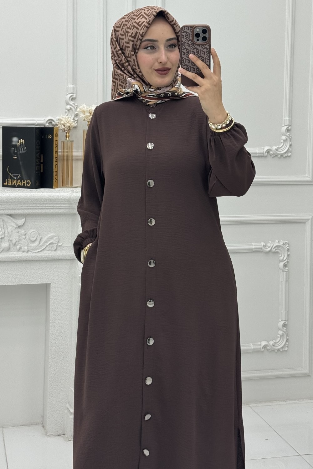 Ceyda Takım Kahverengi