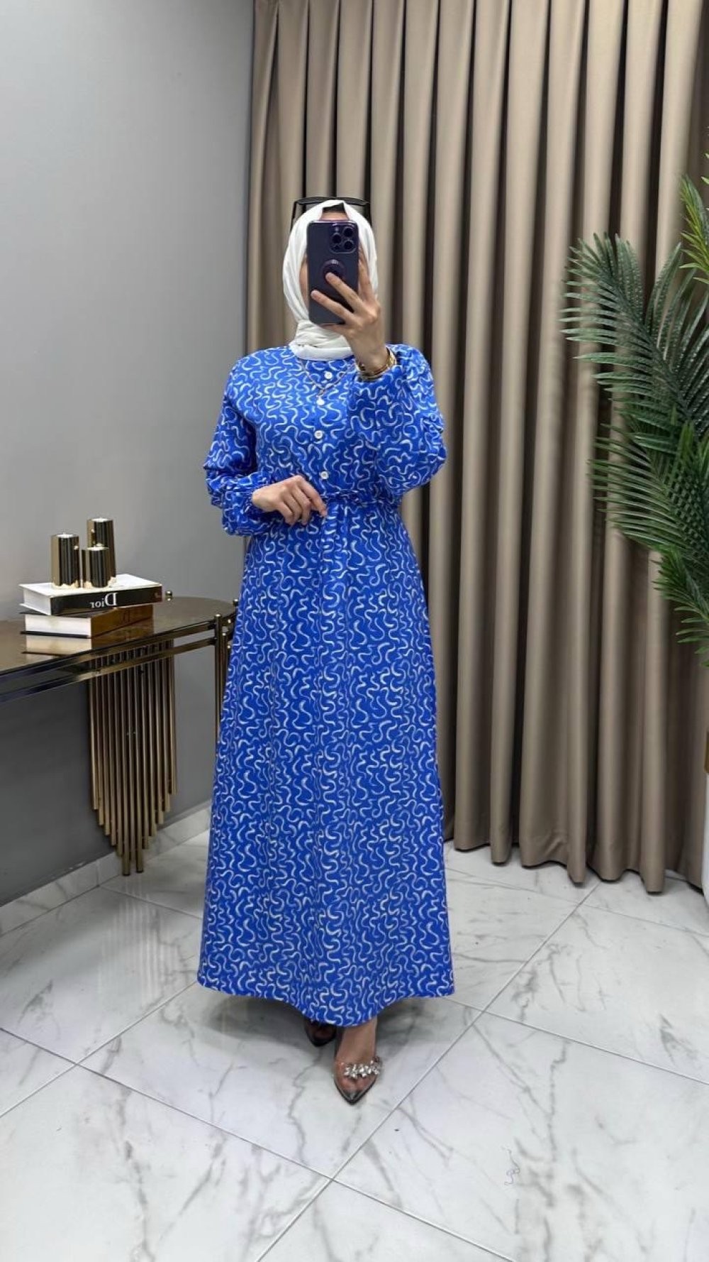 Feyza Elbise İndigo