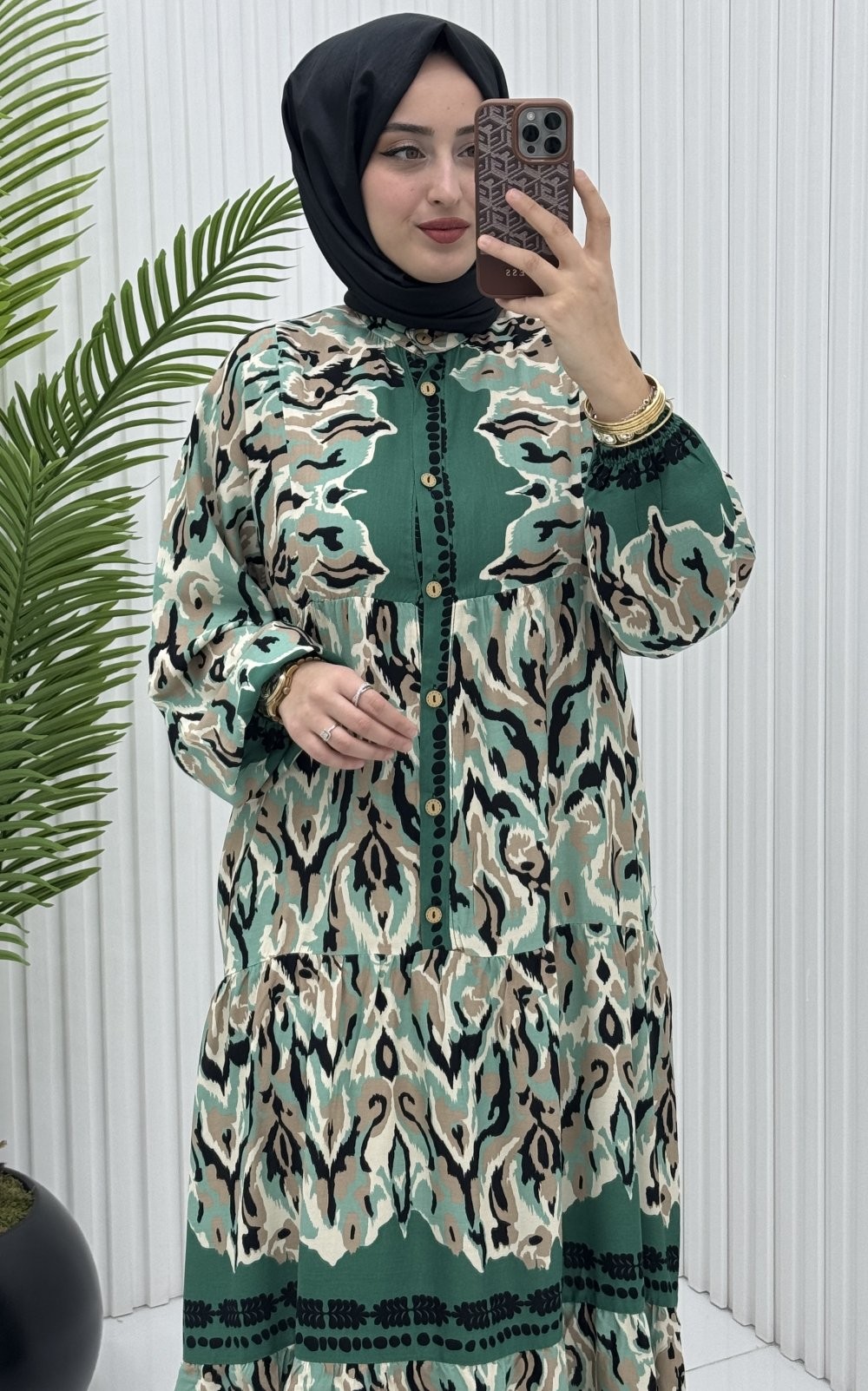 Verda Elbise Mint Yeşili