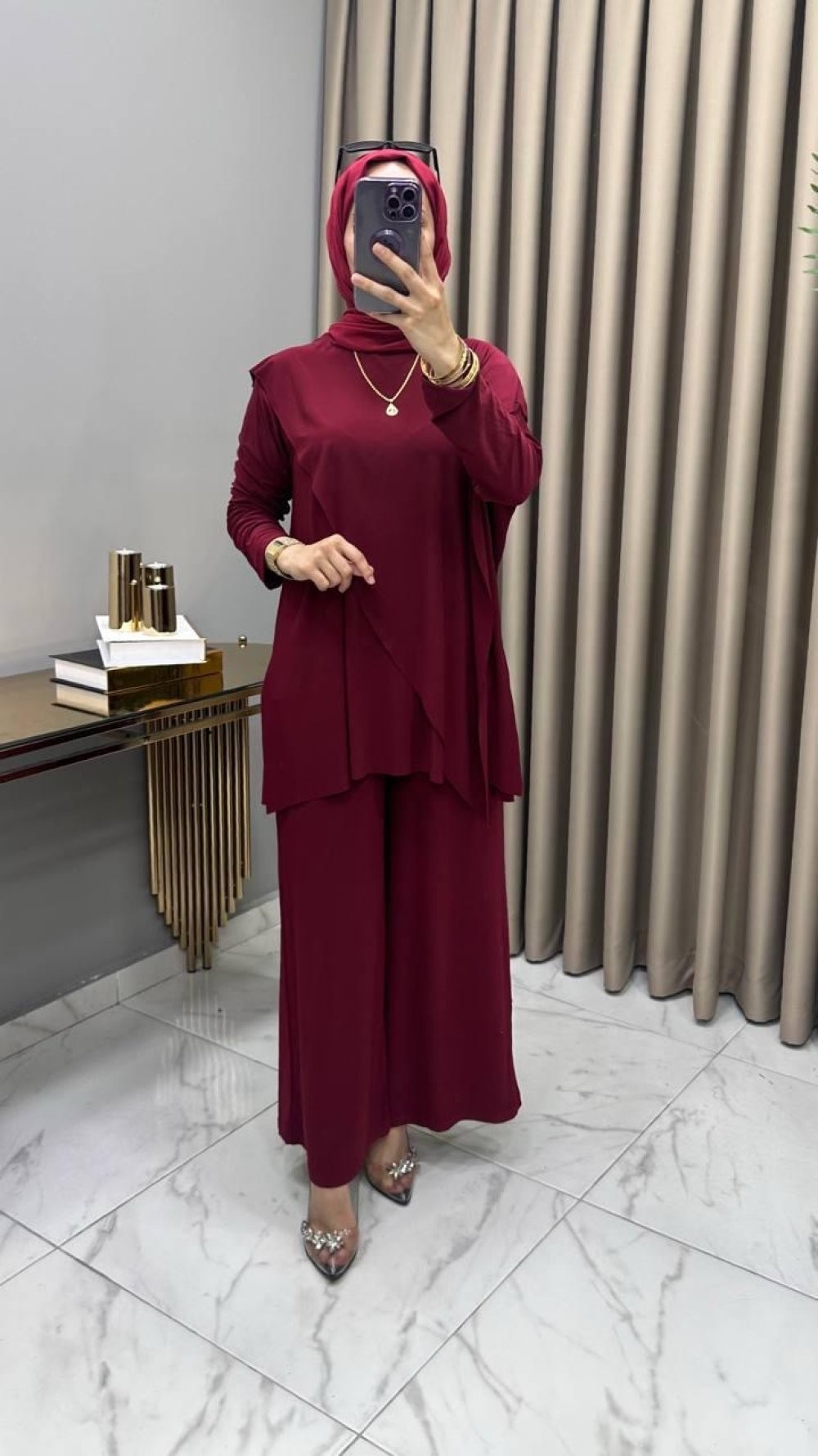 Elvan Takım Bordo 