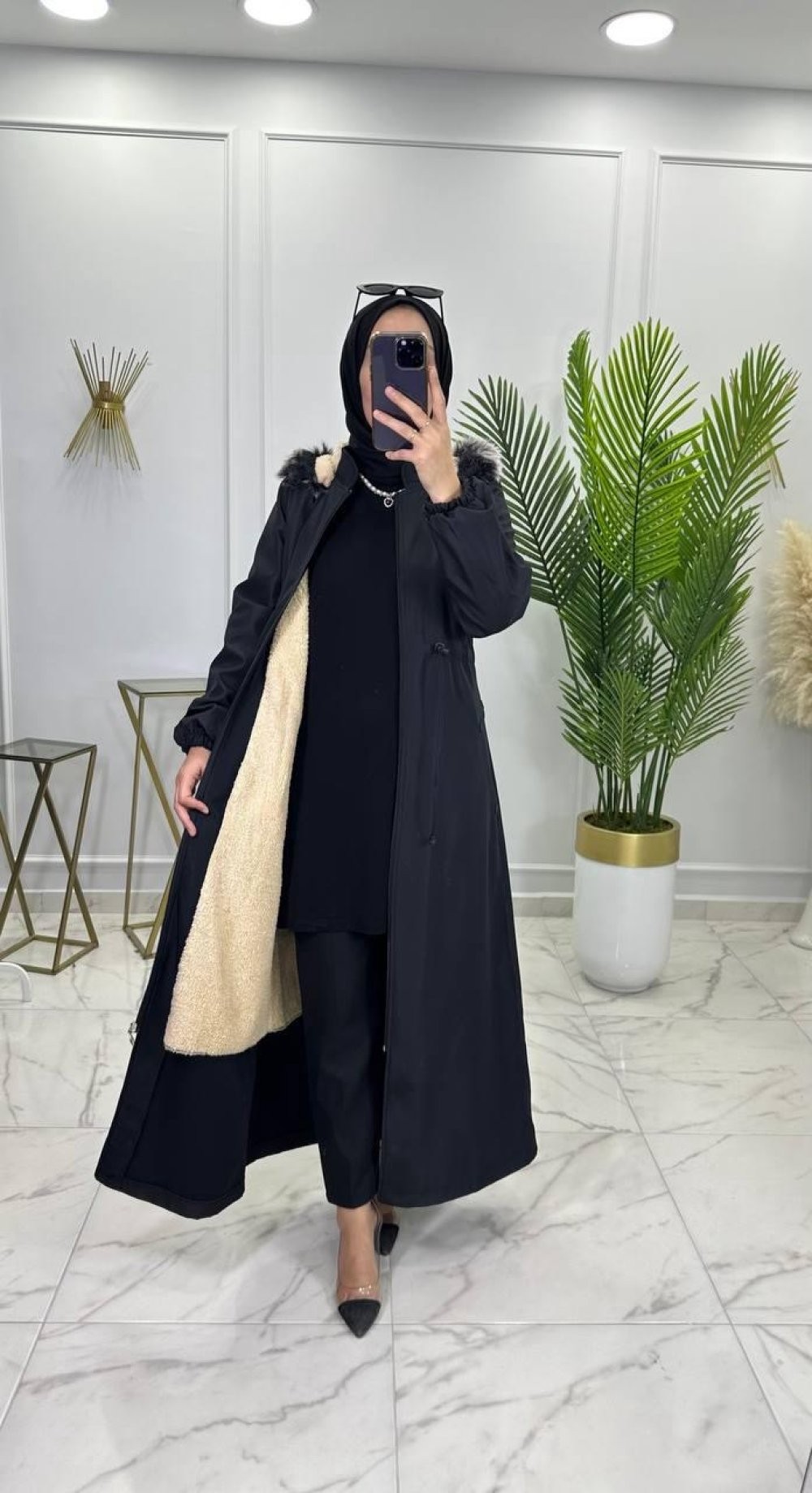 Kışlık Parka Mont Siyah