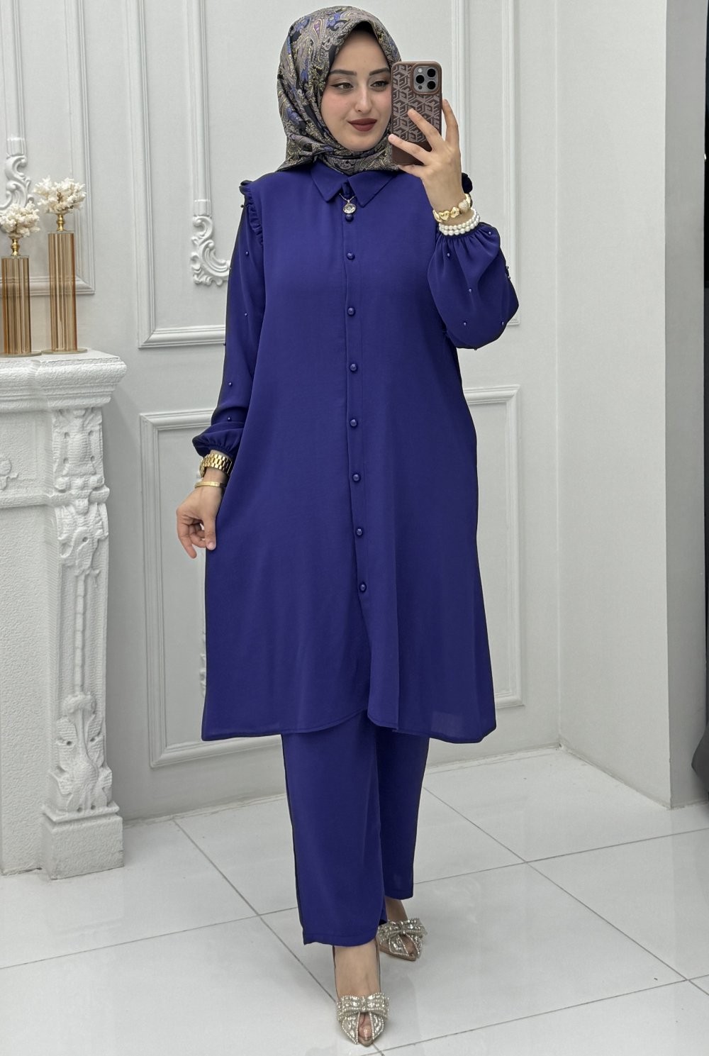 Meral Takım Mor