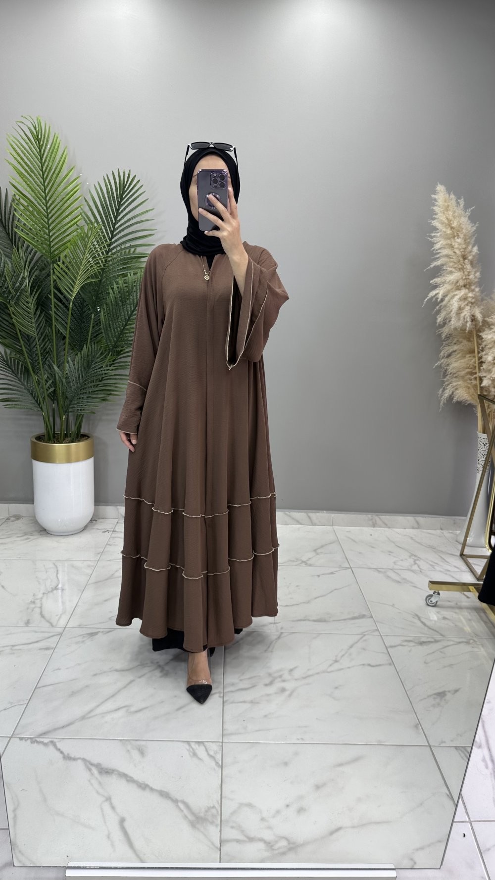 Abaya Mevlana Ferace Kahve 