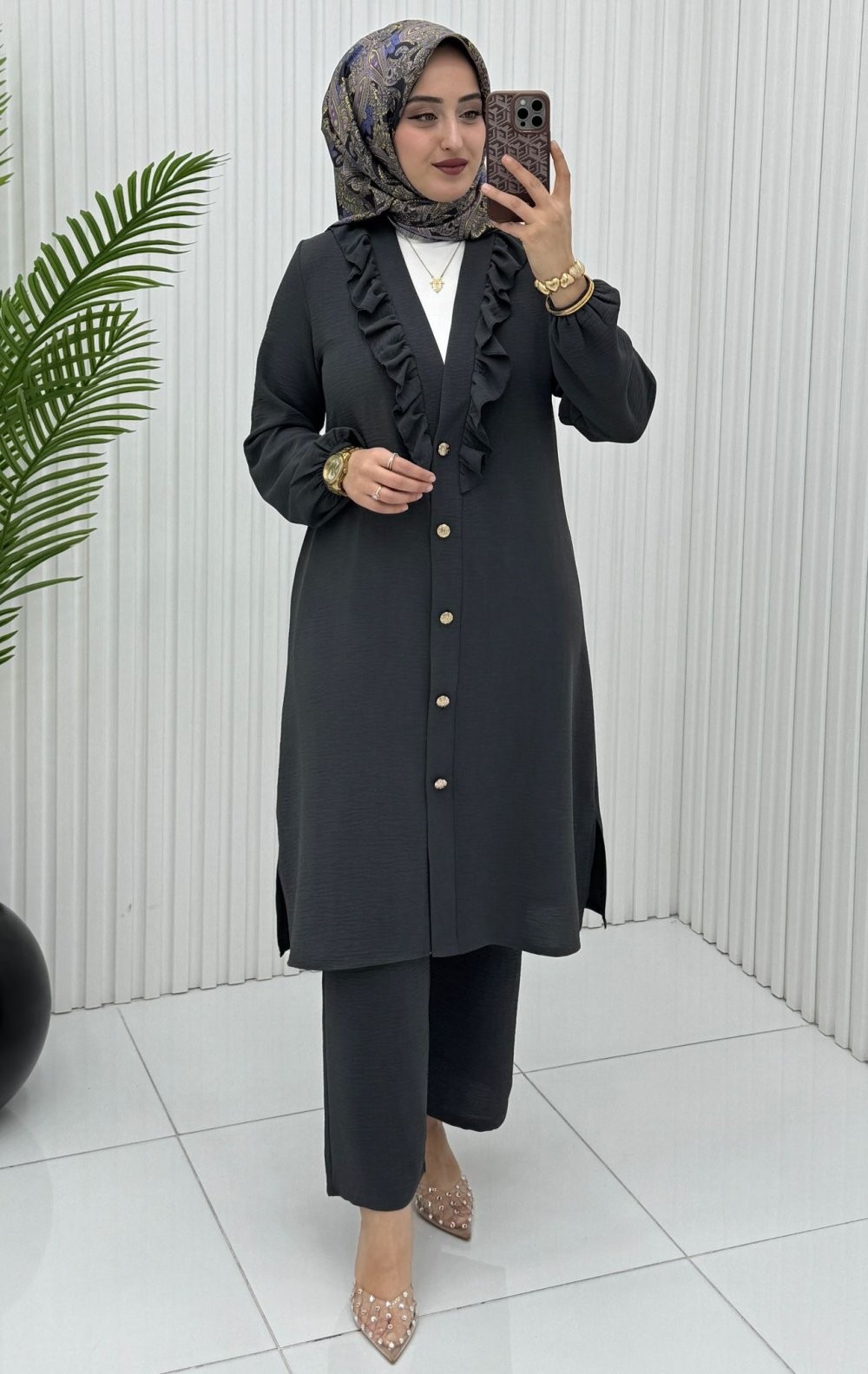 Sara Takım Antrasit