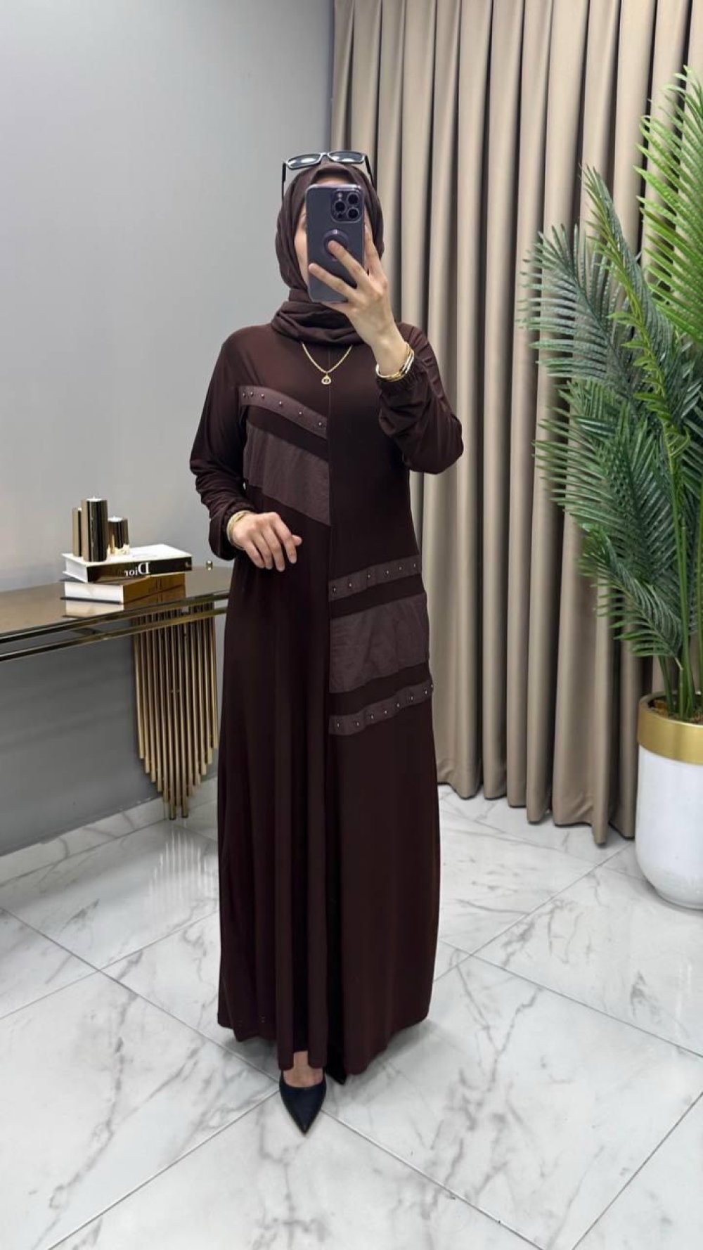 Şura Elbise Kahve