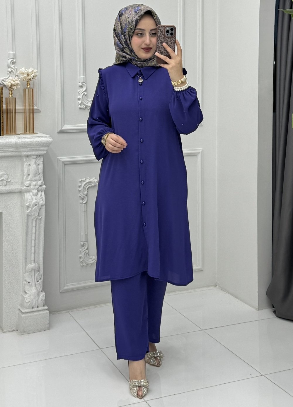 Meral Takım Mor