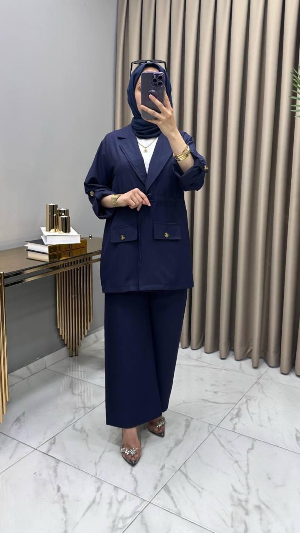 Sibel Takım Lacivert 