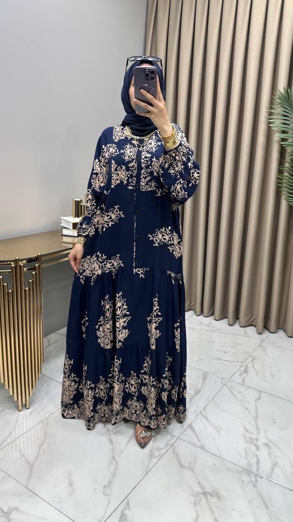 Hürrem Elbise Lacivert 