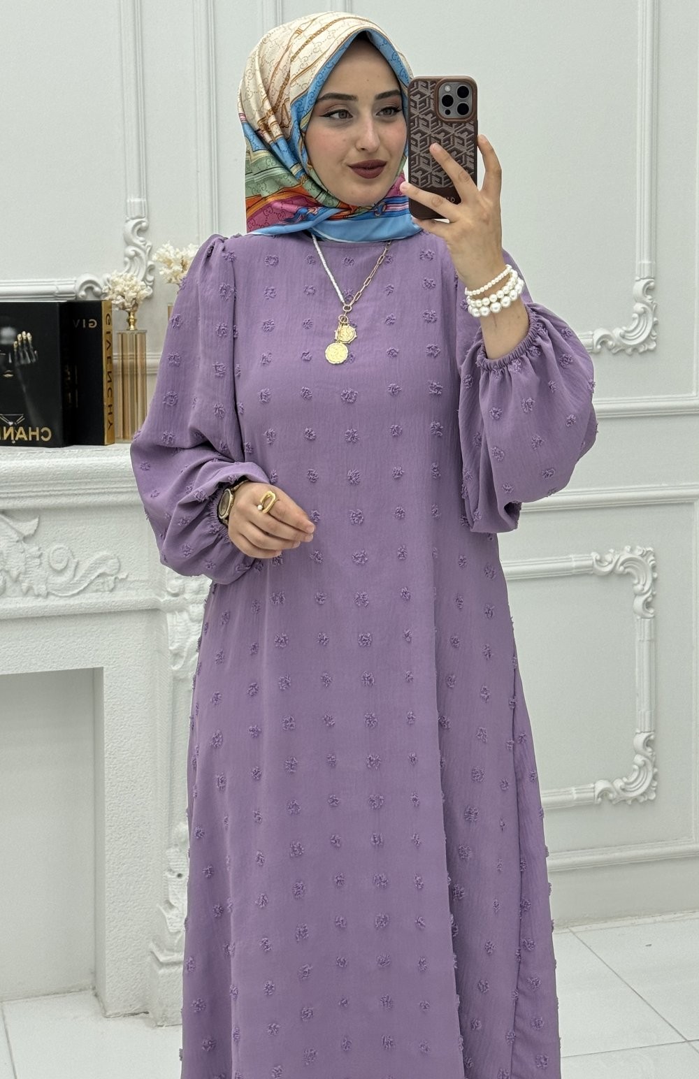 Kumsal Elbise Lila