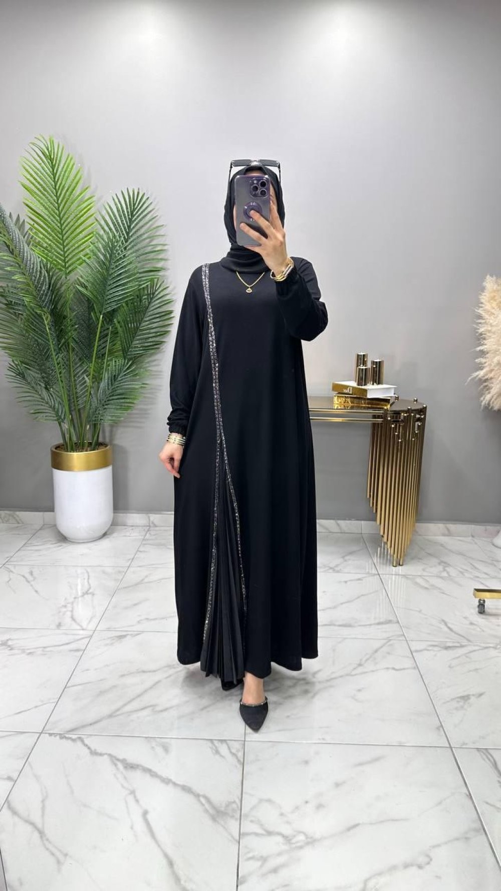 Peri Abiye Elbise Siyah