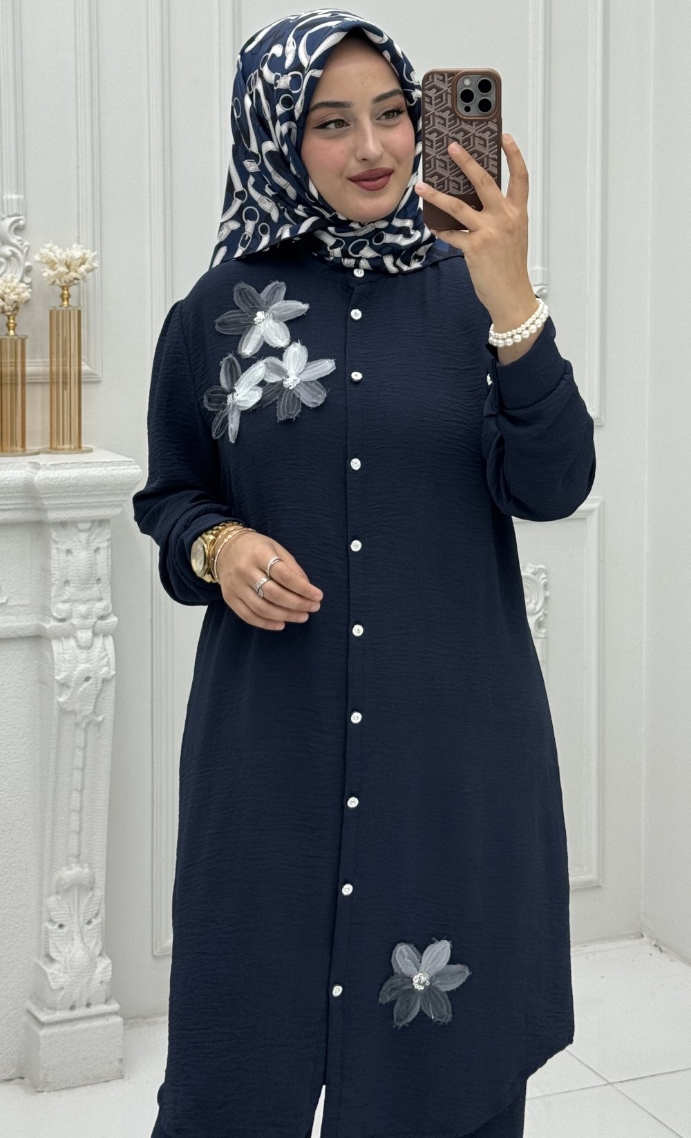 Açelya Takım Lacivert
