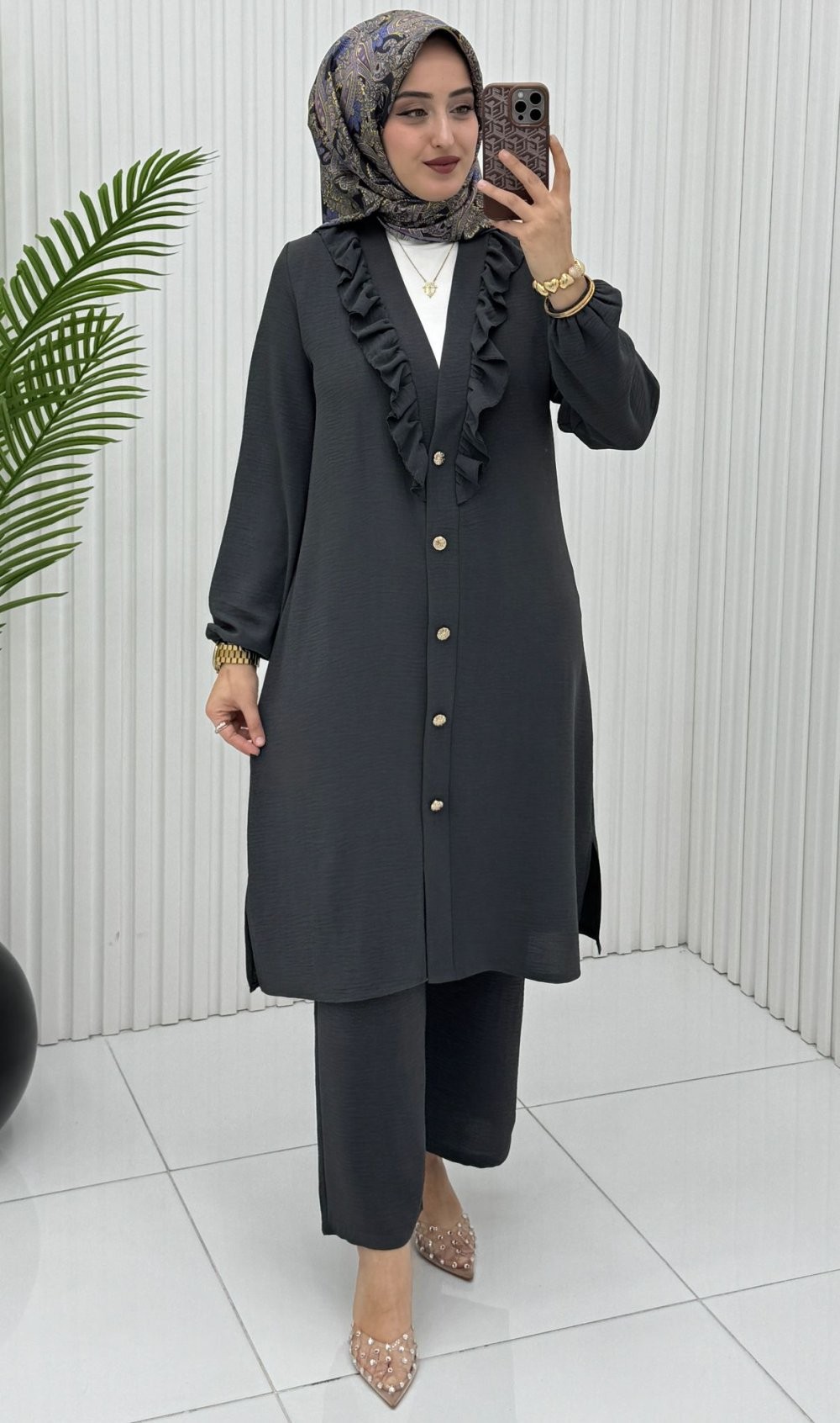 Sara Takım Antrasit