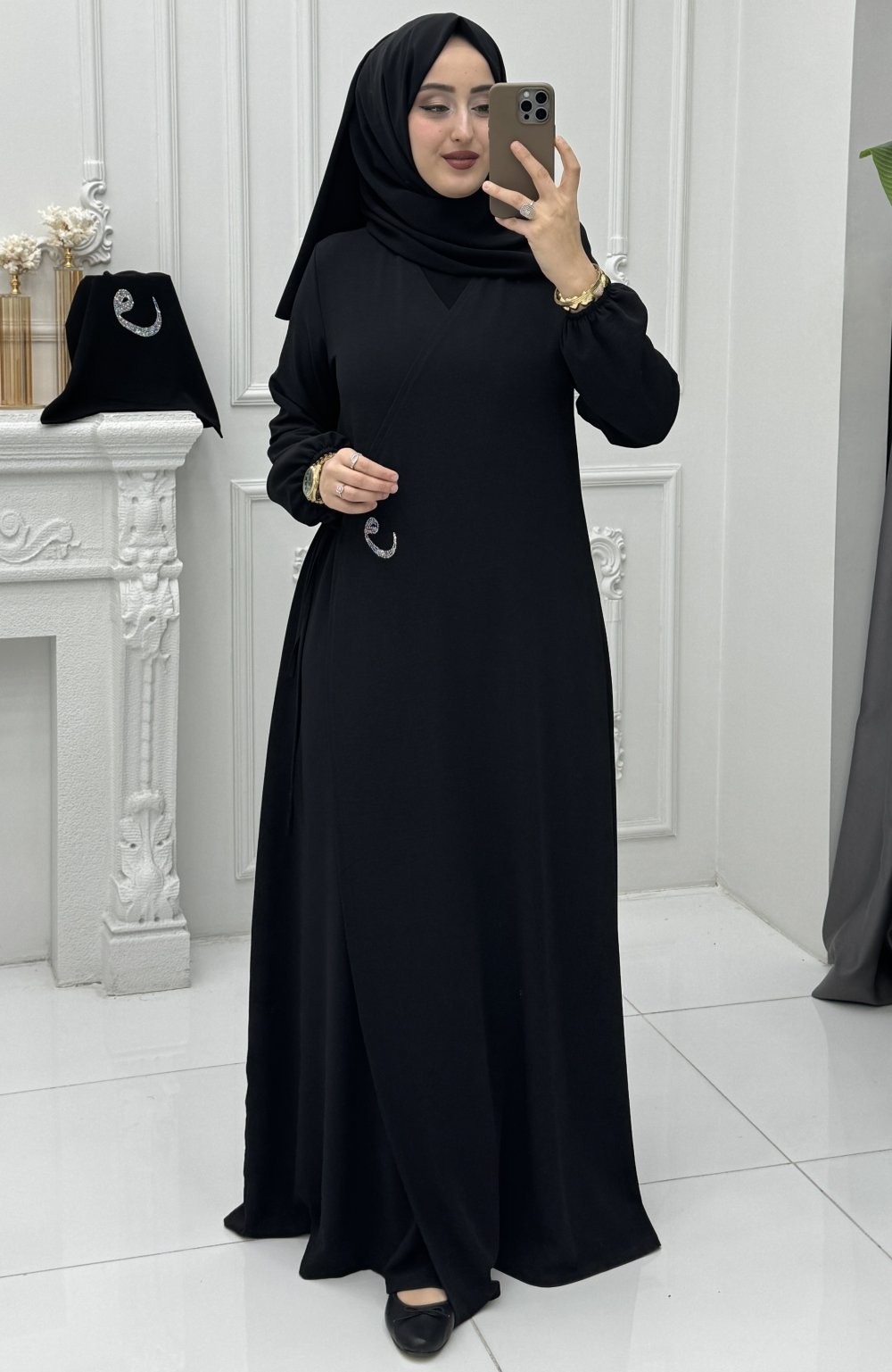 Mihri Namaz Elbise Siyah