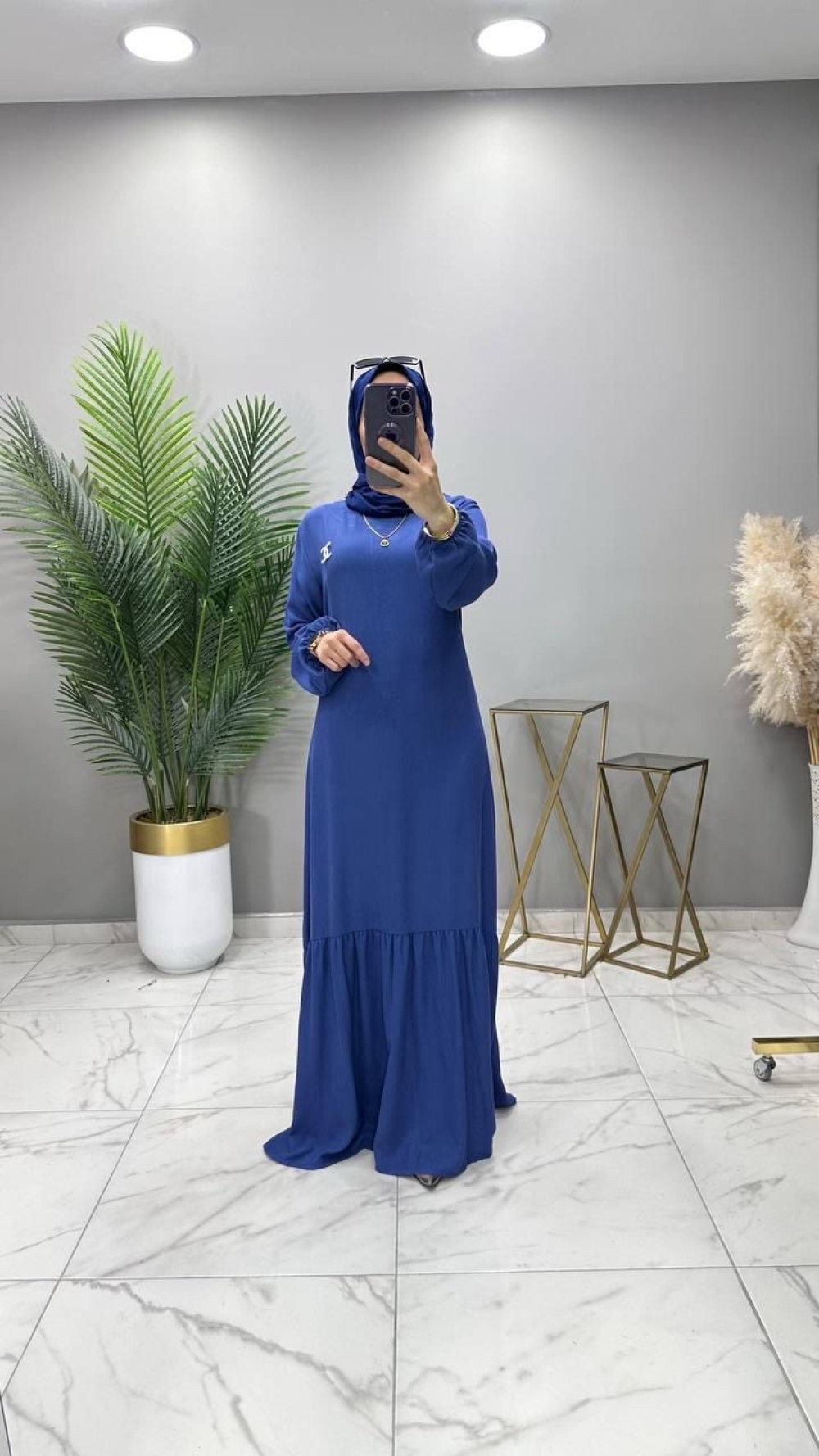 Nurgül Elbise İndigo