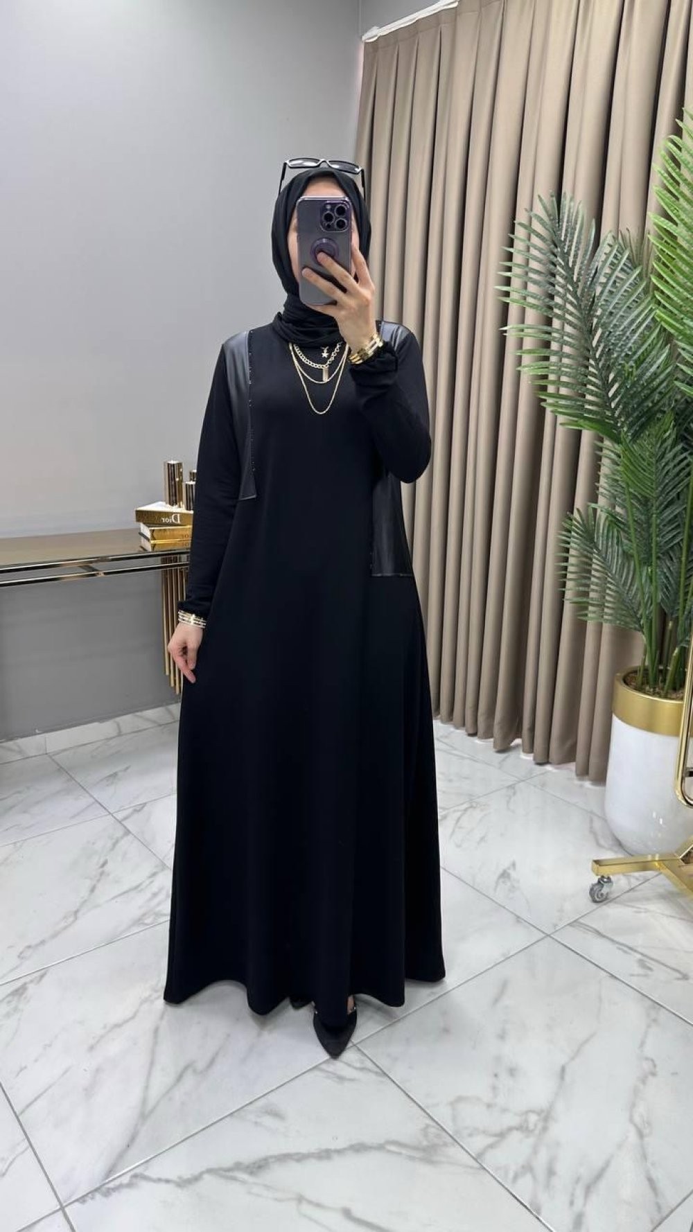 Asya Elbise Siyah