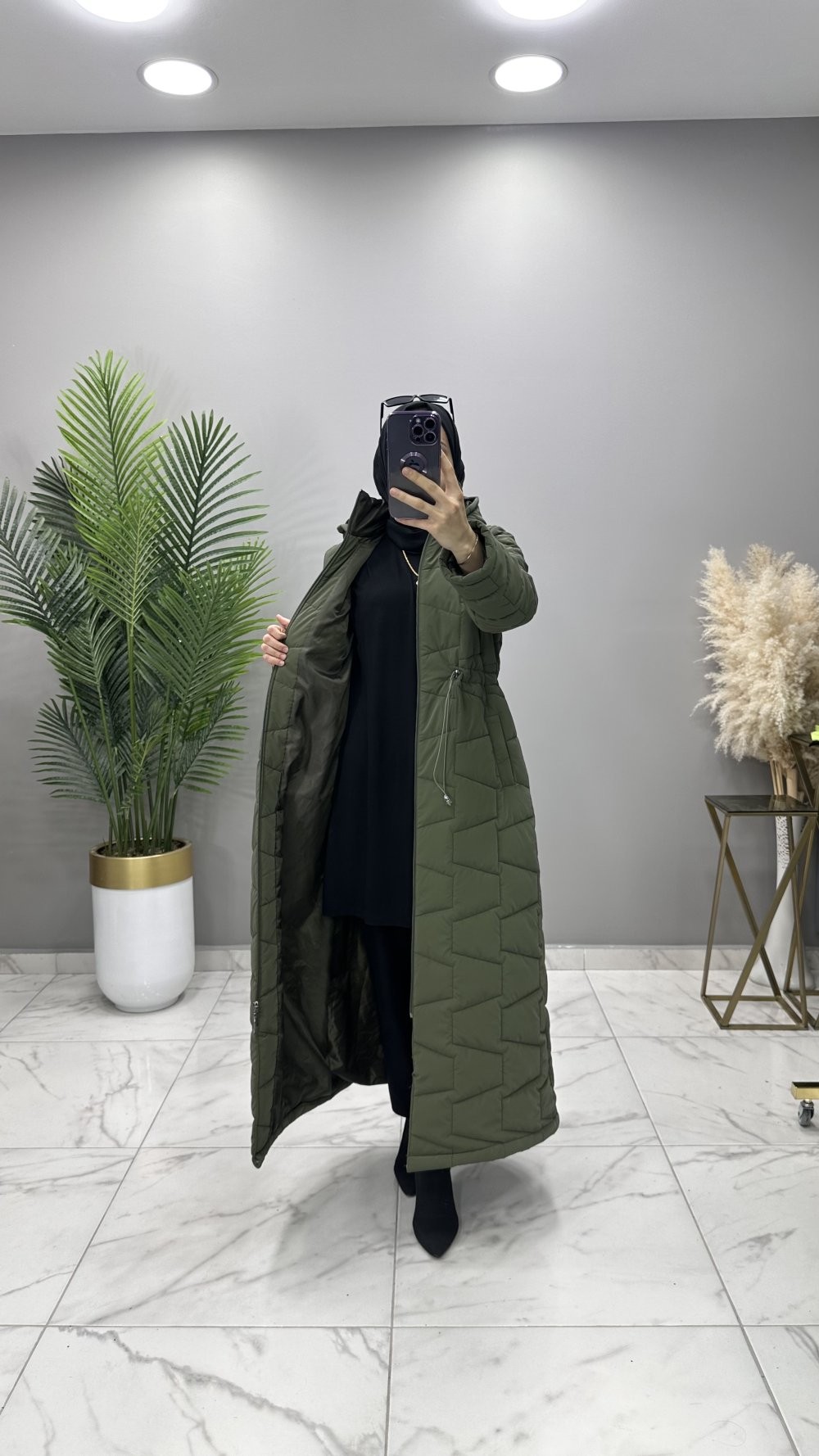 Orkide Parka Mont Haki