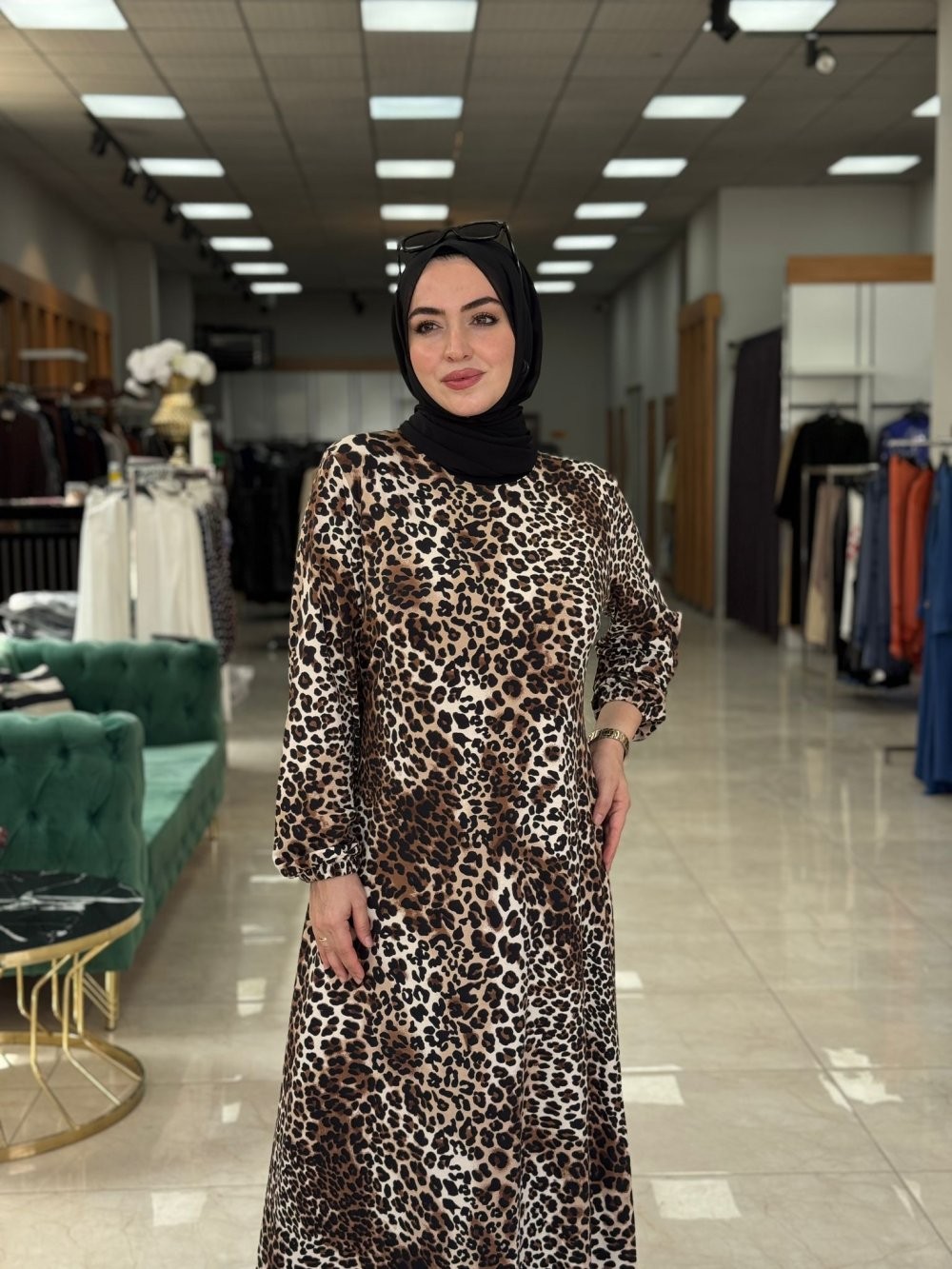 Sunay Elbise-Leopar