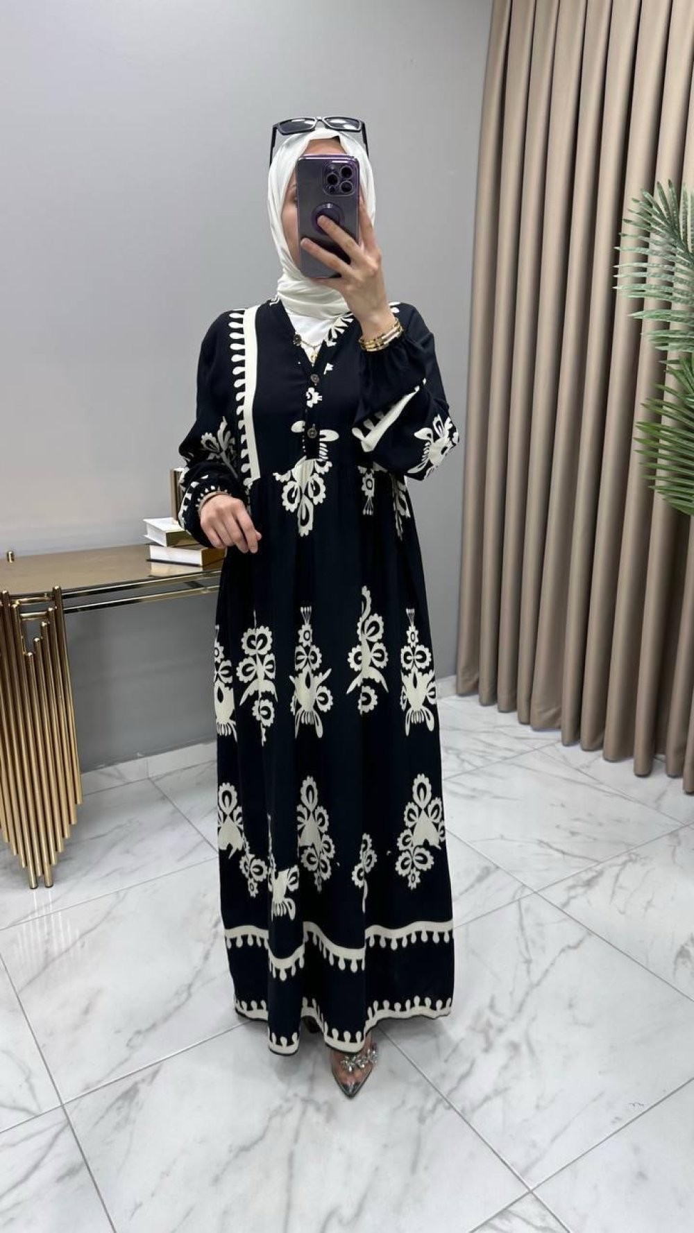 Zilan Elbise Siyah-Beyaz