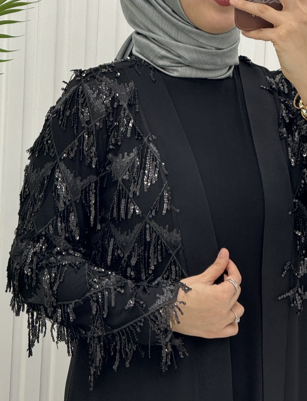Elmas İkili Abiye Takım Siyah
