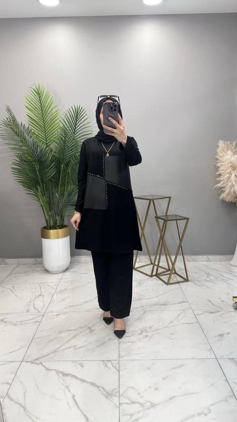 Demet Takım Siyah 