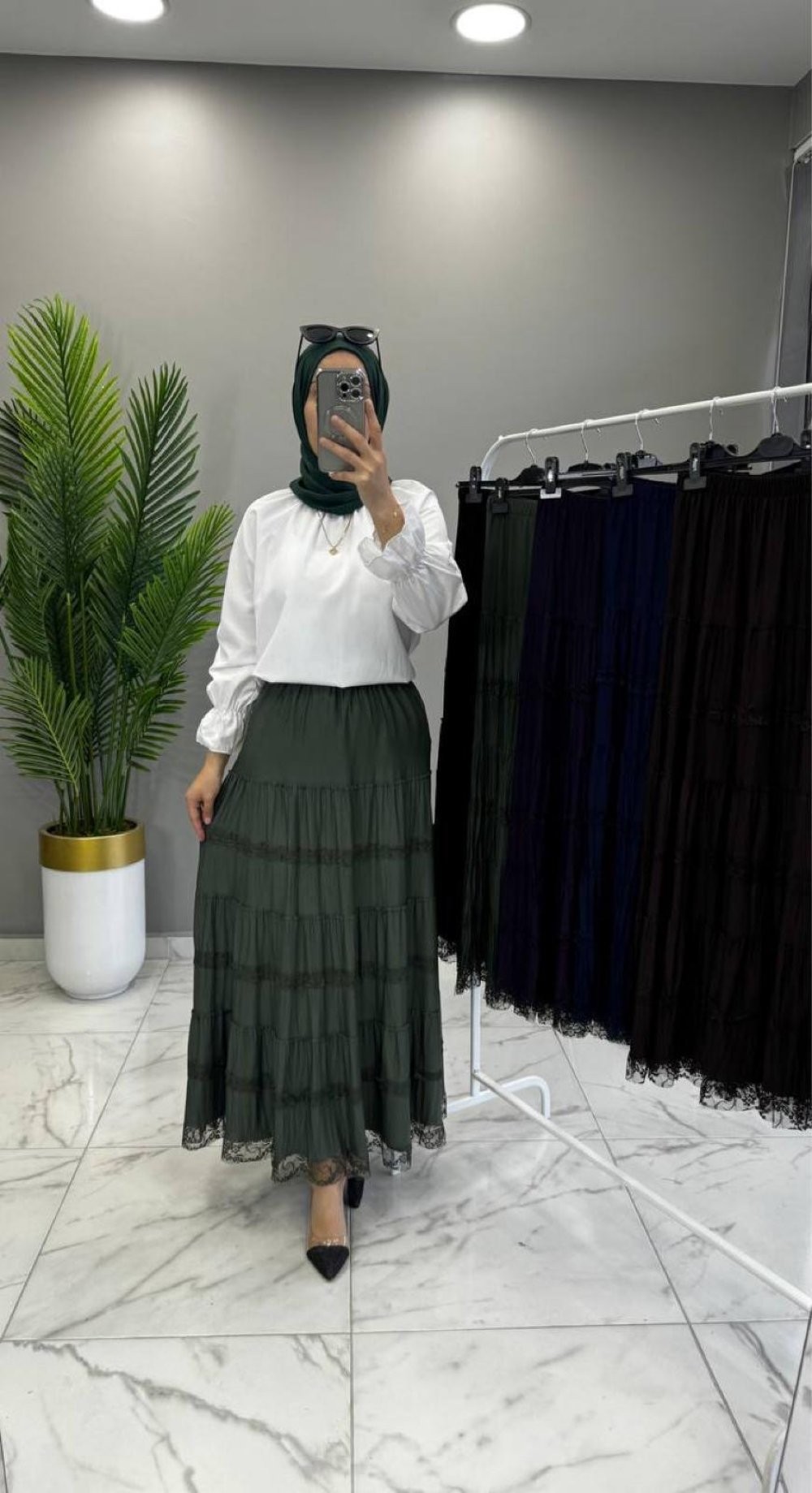 Selda Etek 2 Adet(HAKİ MOR  ve SİYAH  RENGİ TÜKENDİİ)