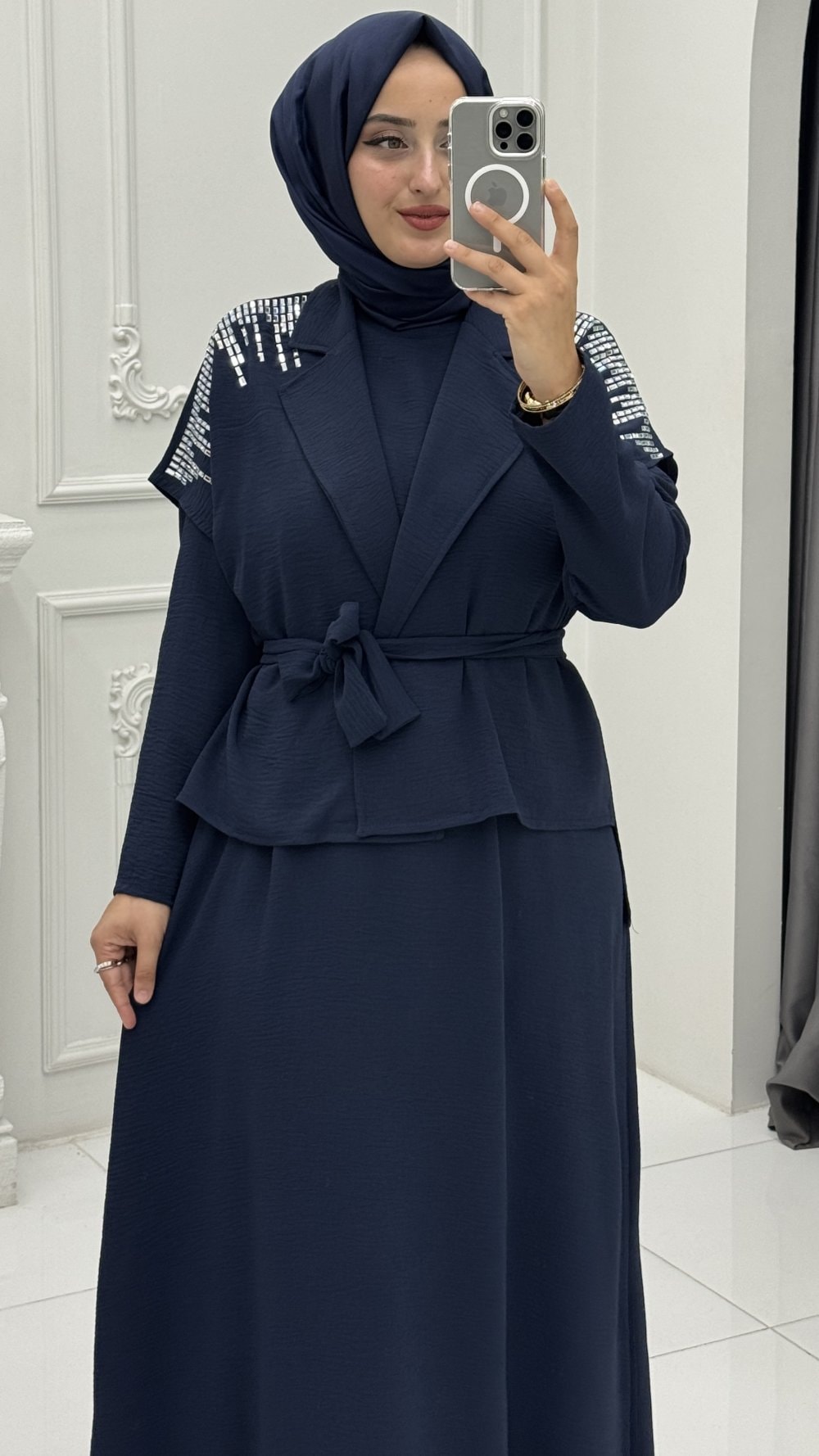 Alara Elbise Lacivert