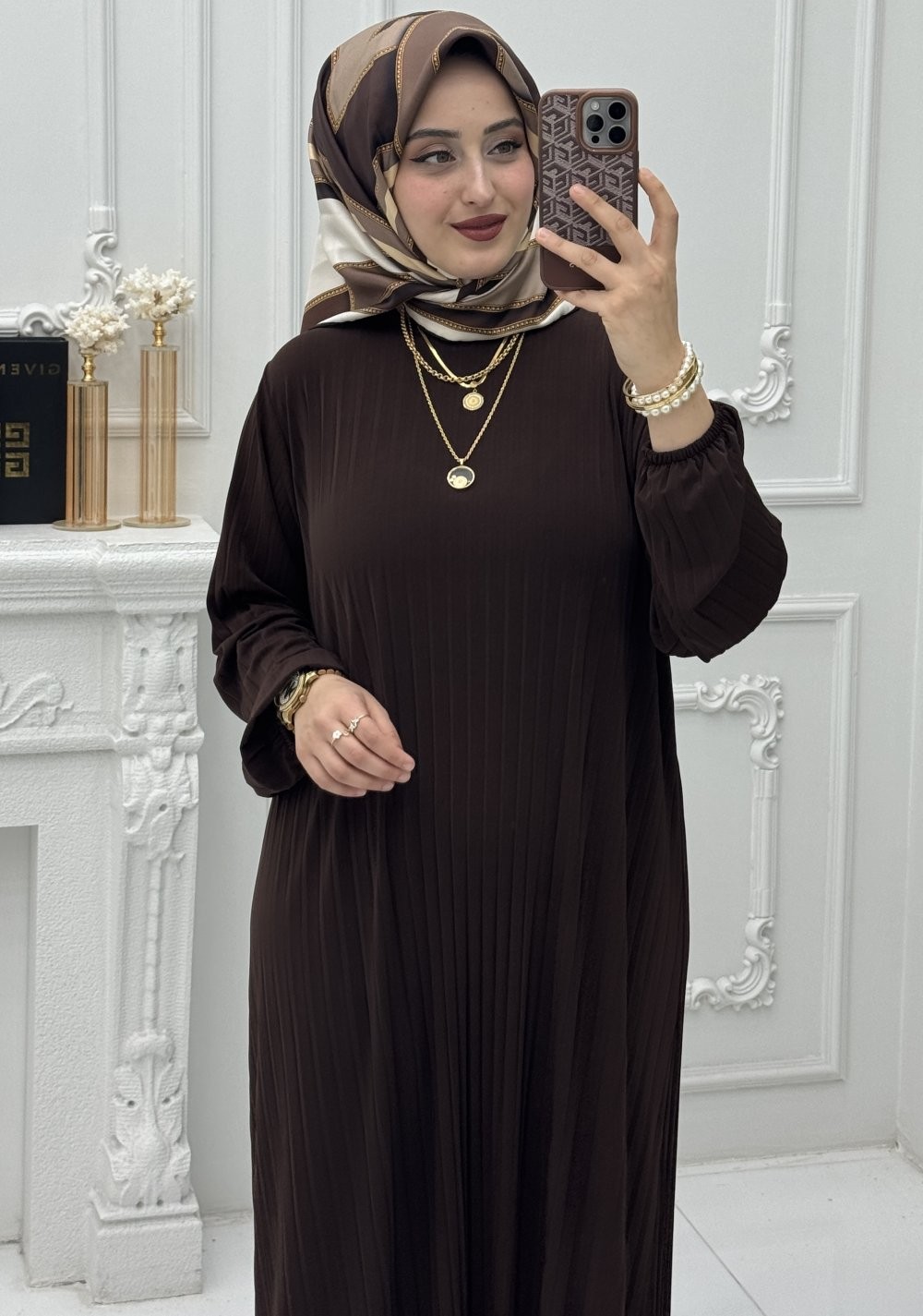 Sıla Elbise Acı Kahve