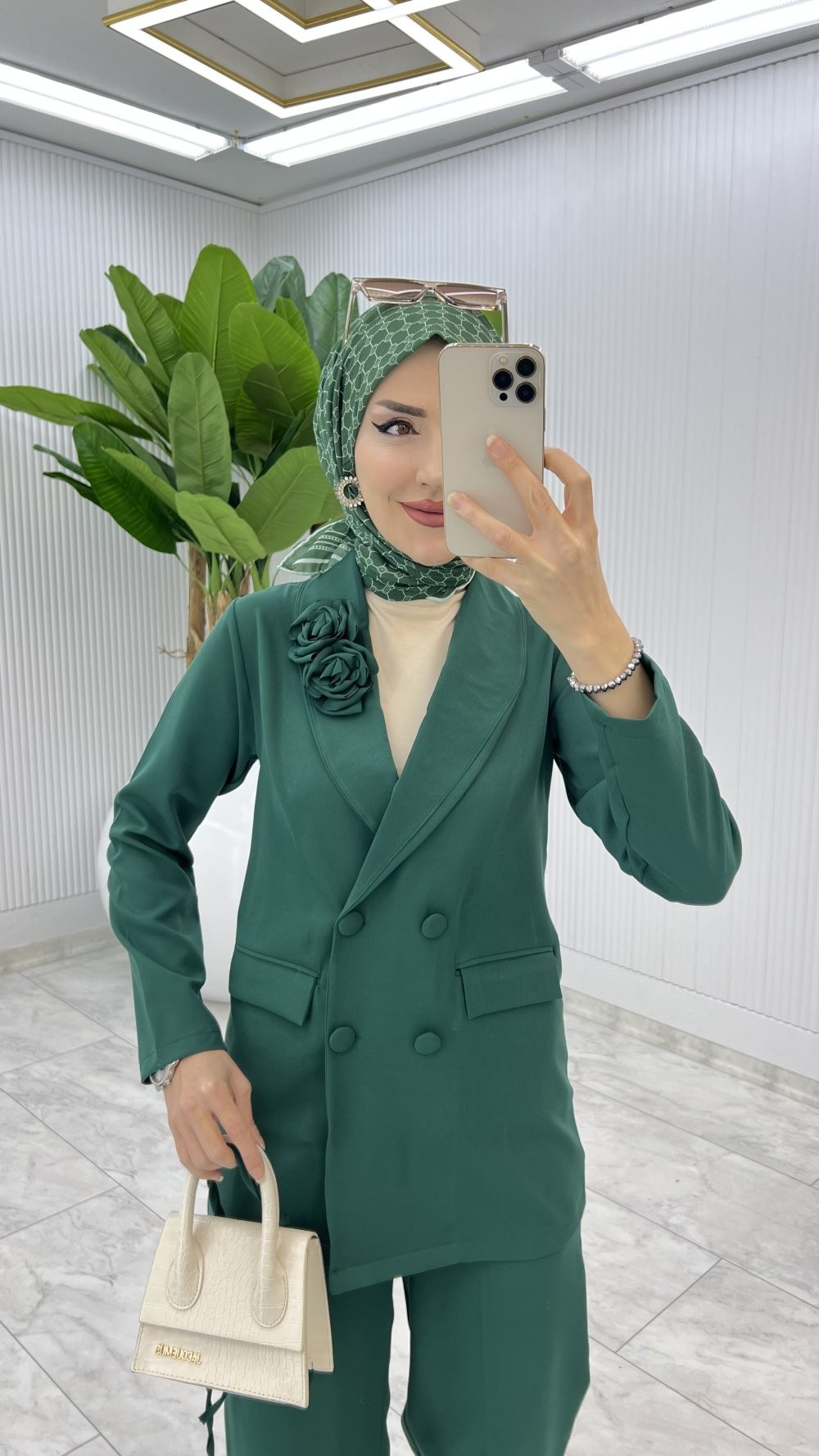 Zümrüt Hayal Takım Tesettür Giyim