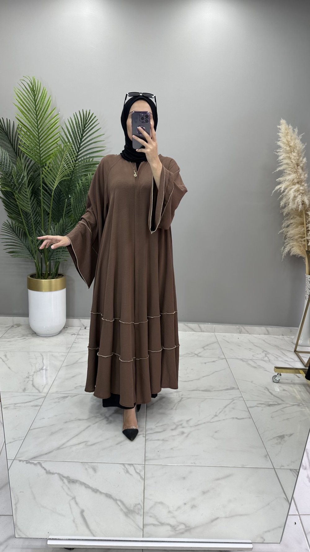 Abaya Mevlana Ferace Kahve 