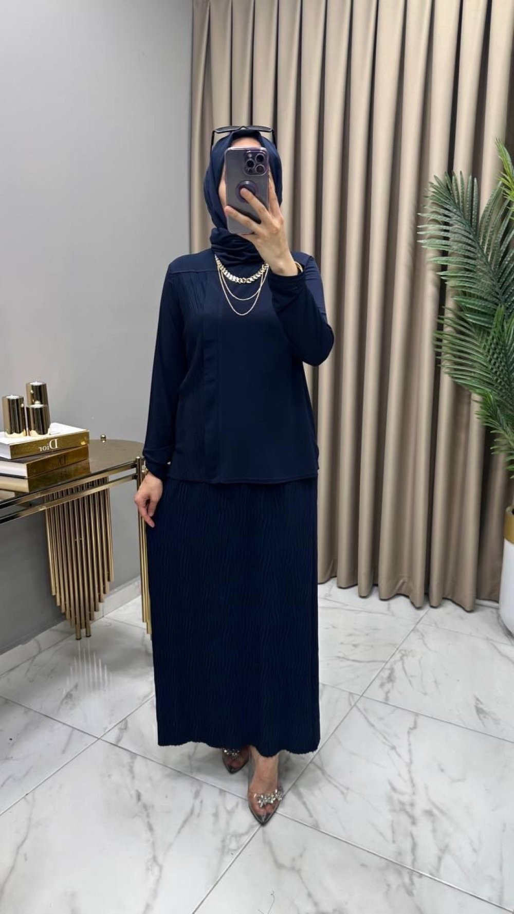 Nadide Takım Lacivert 
