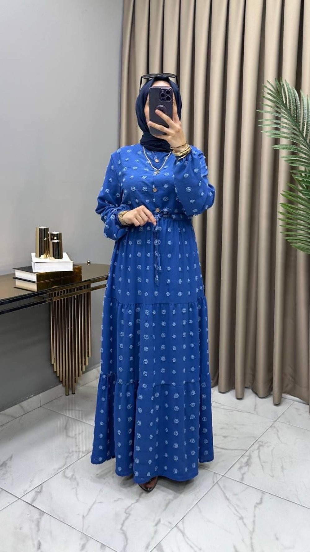 Alina Elbise İndigo