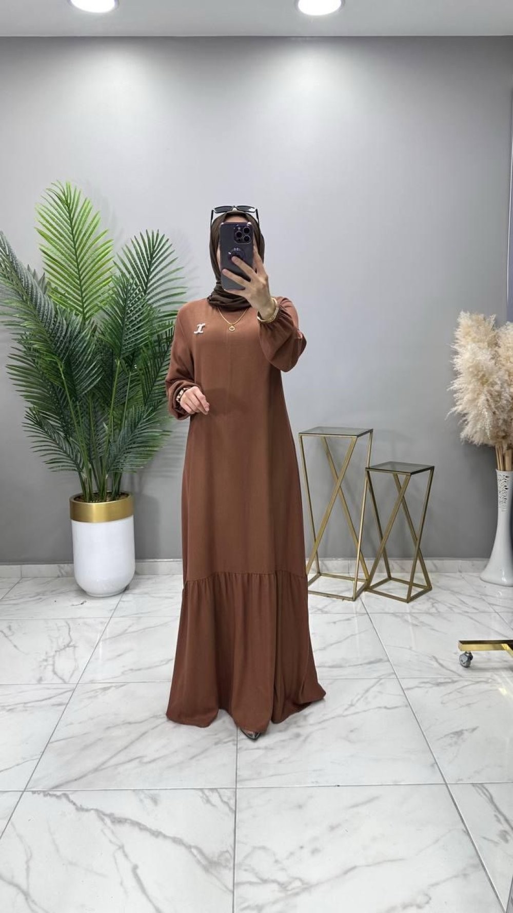 Nurgül Elbise Kahve