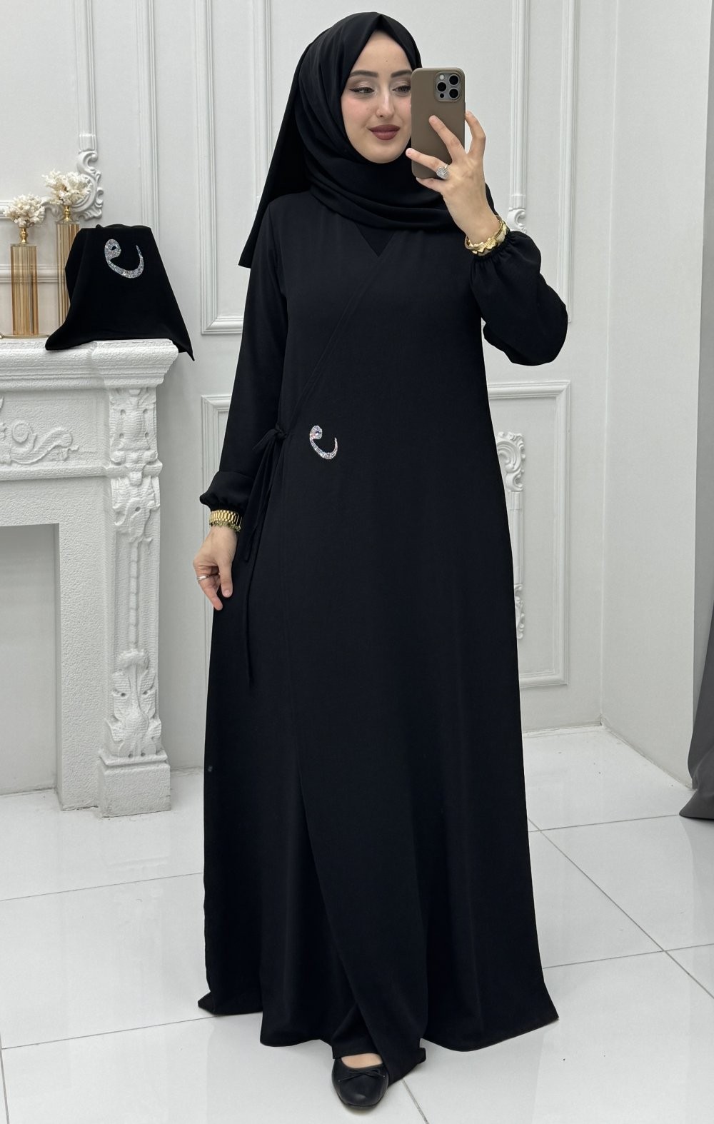 Mihri Namaz Elbise Siyah