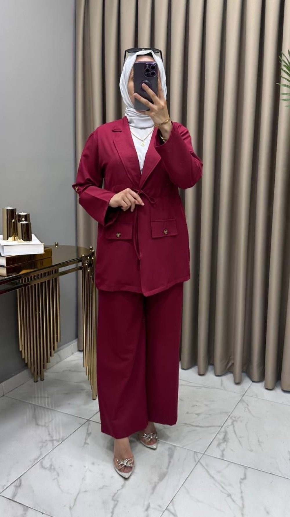 Sibel Takım Bordo