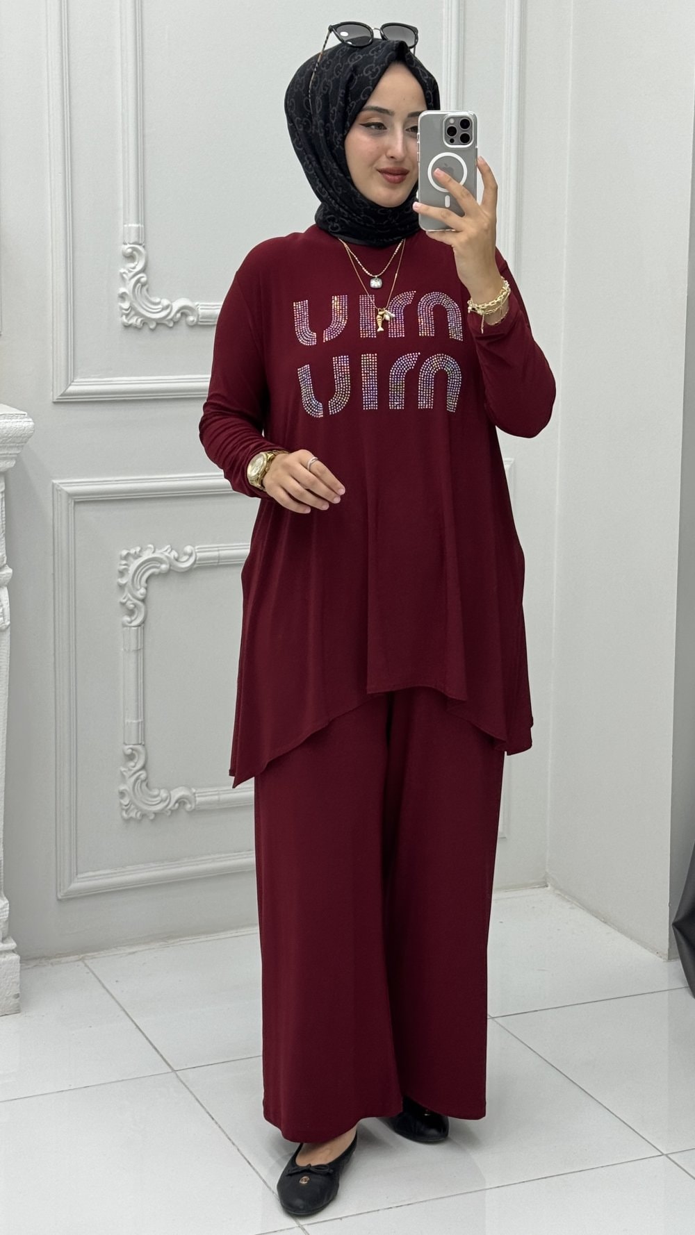 Miu Miu Takım Bordo