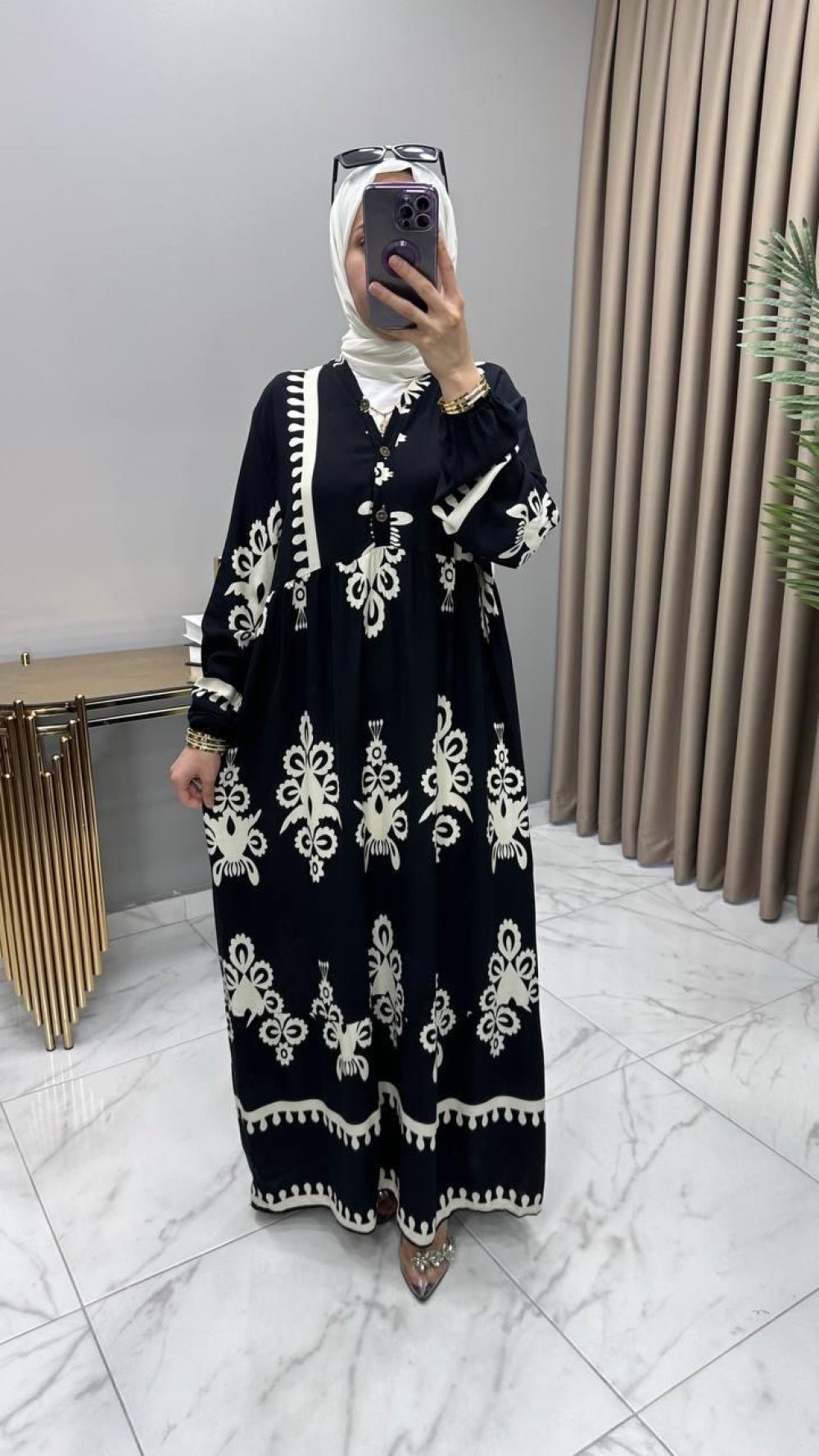 Zilan Elbise Siyah-Beyaz